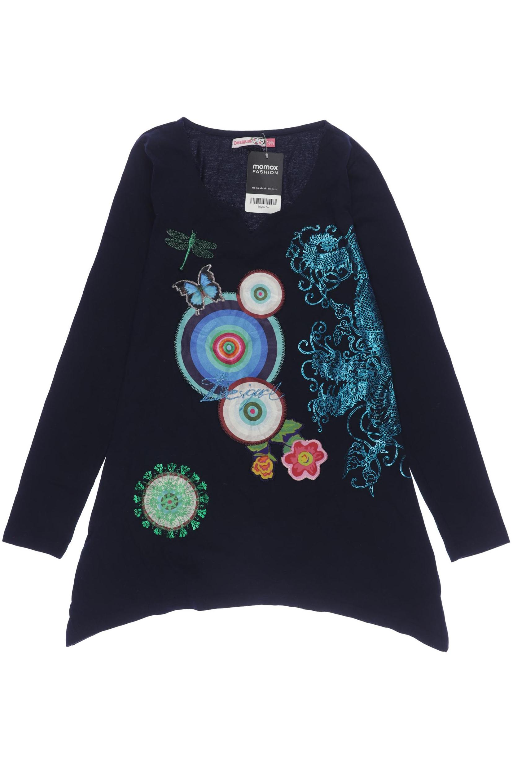 

Desigual Mädchen Langarmshirt, marineblau