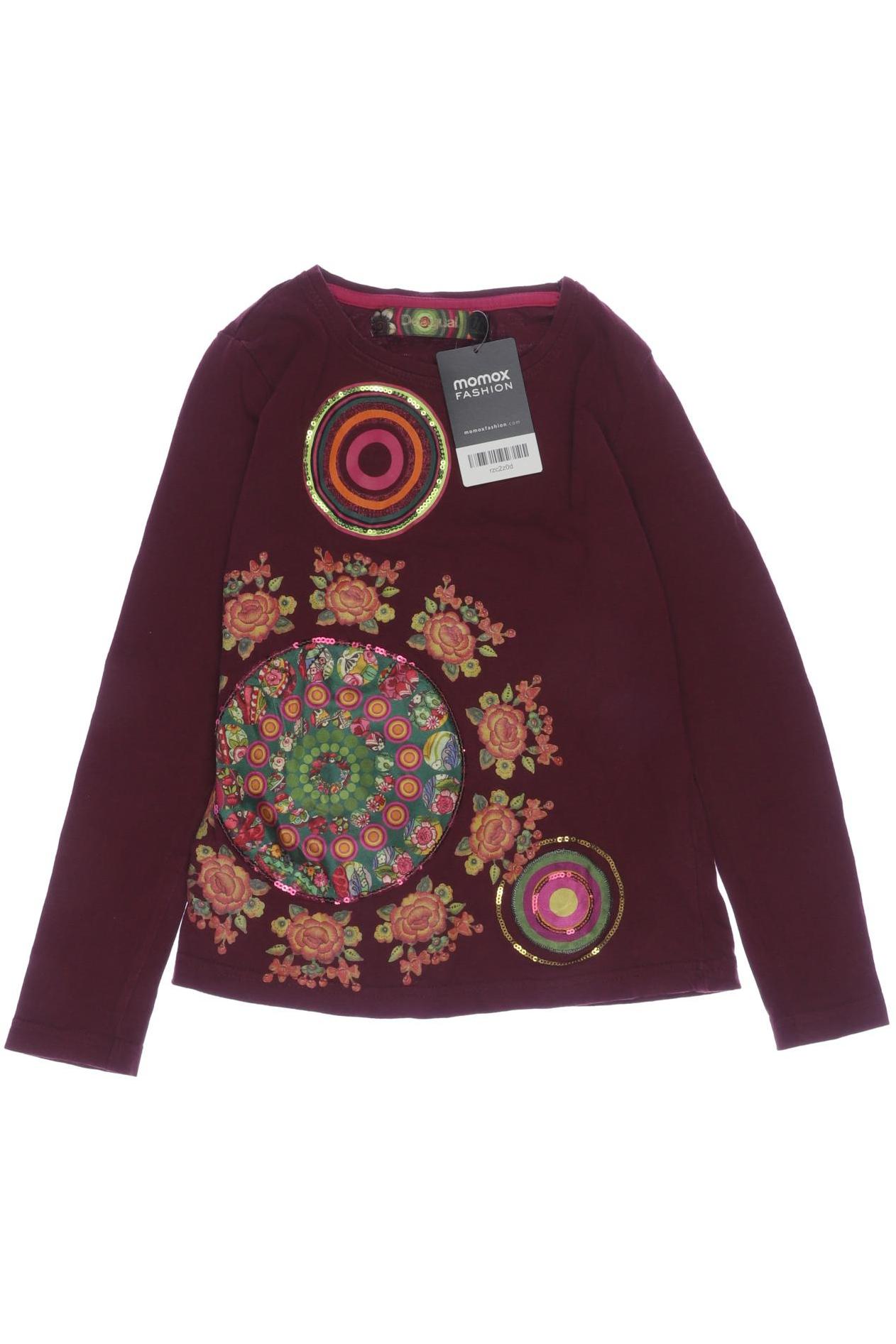 

Desigual Damen Langarmshirt, bordeaux, Gr. 122
