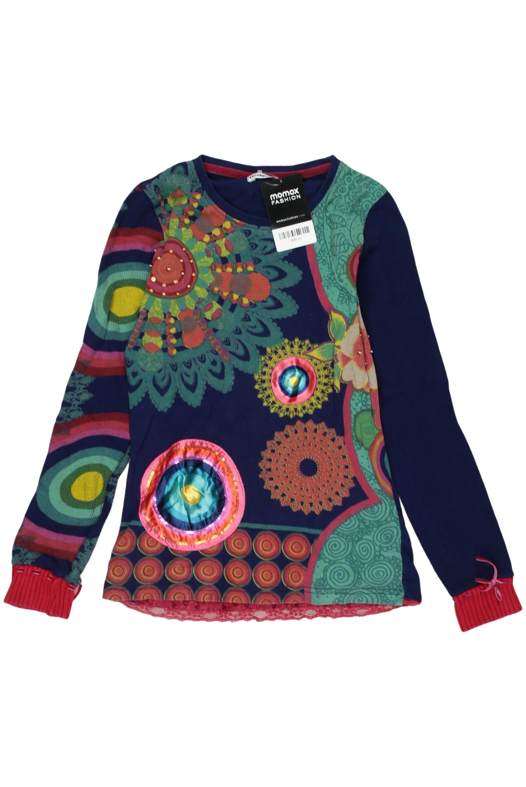 

Desigual Damen Langarmshirt, marineblau, Gr. 152