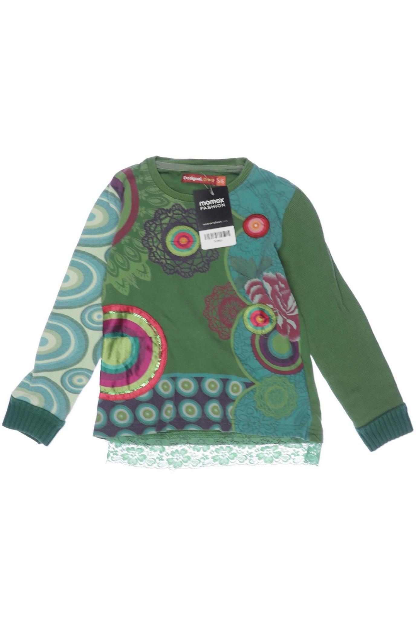 

Desigual Damen Langarmshirt, grün, Gr. 116