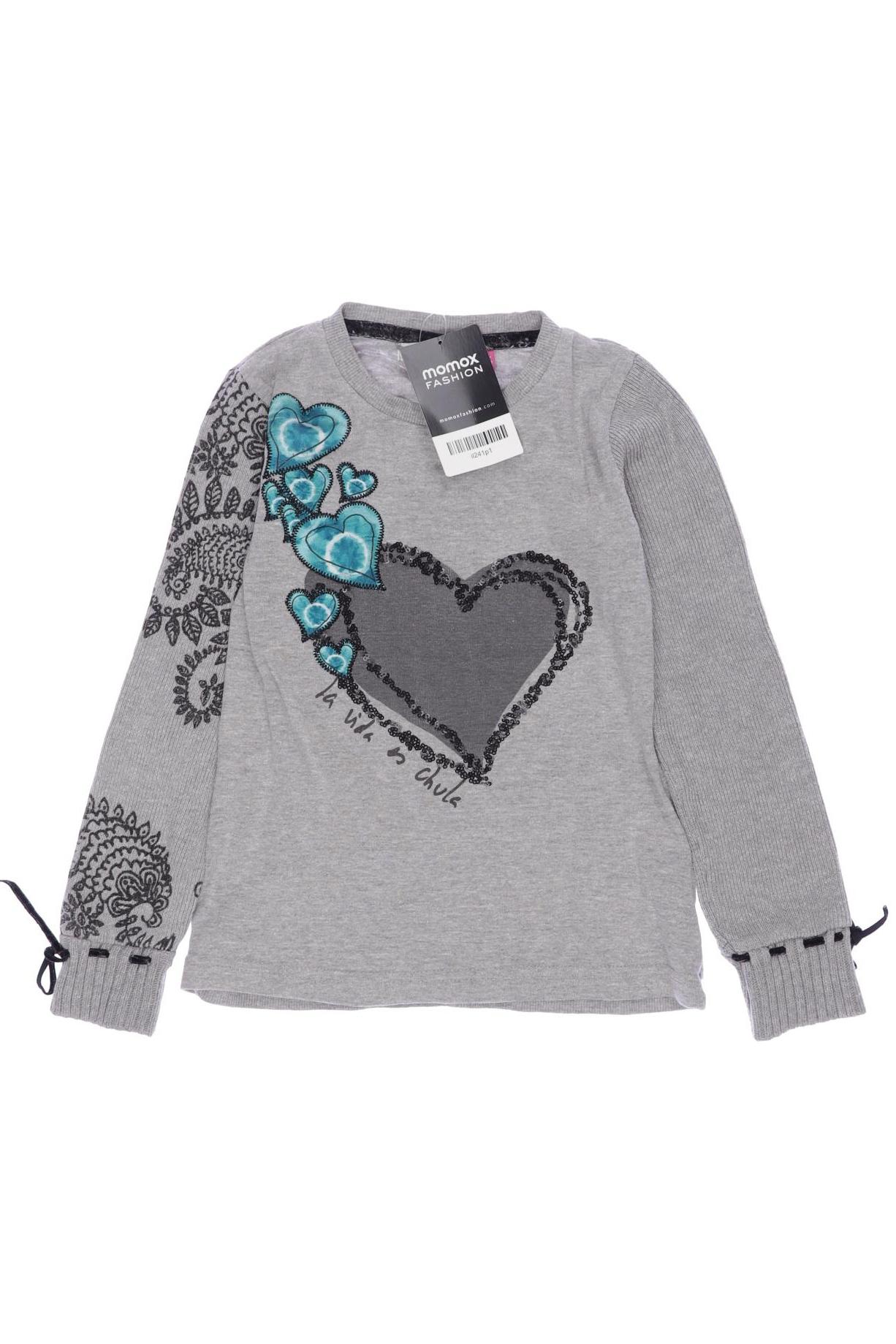 

Desigual Damen Langarmshirt, grau, Gr. 116