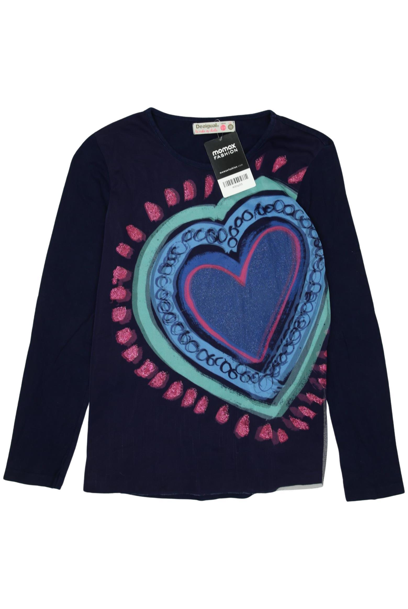 

Desigual Damen Langarmshirt, marineblau, Gr. 146/152