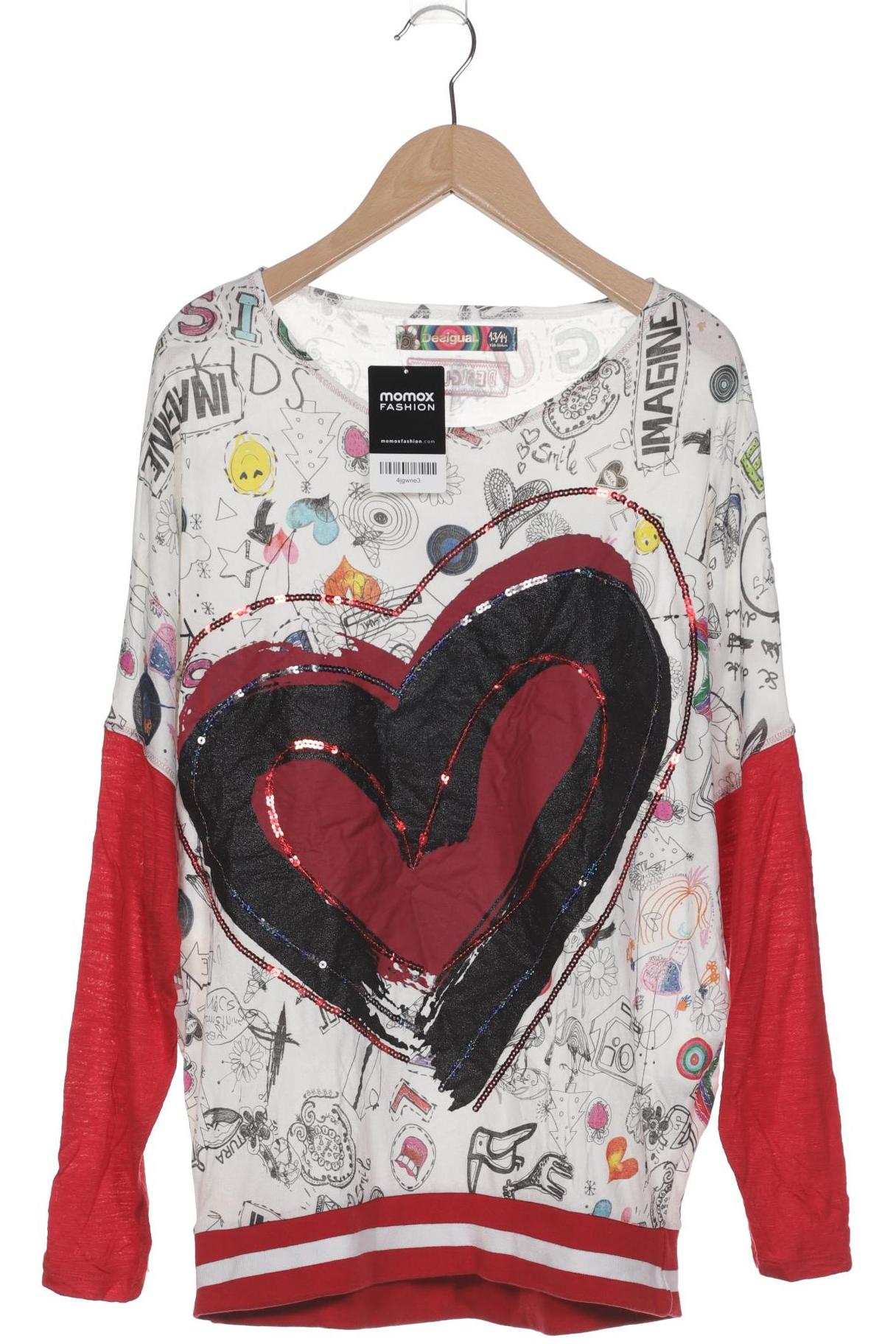 

Desigual Damen Langarmshirt, weiß, Gr. 158/164