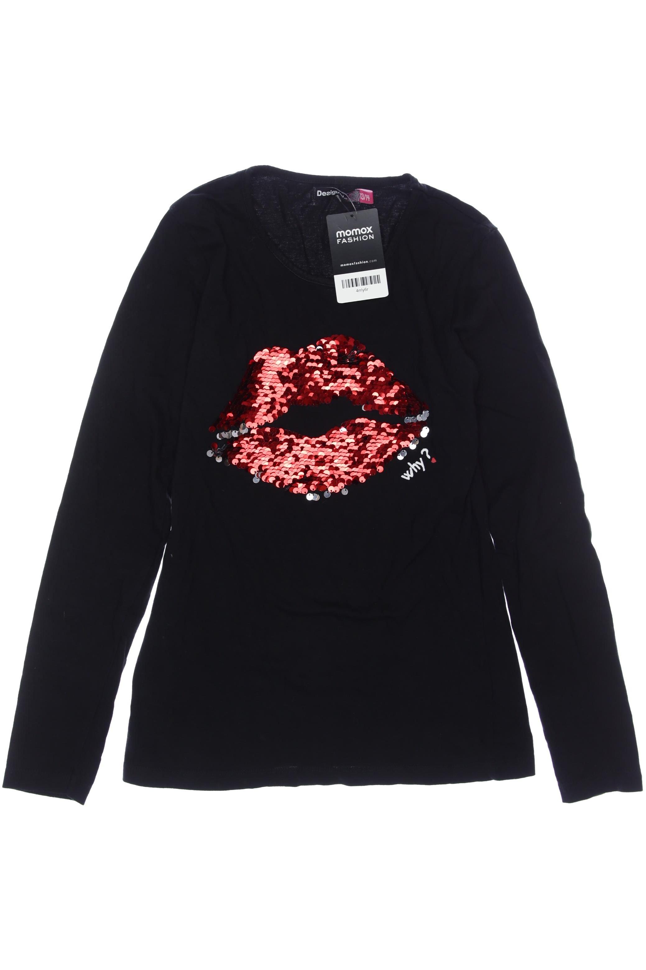 

Desigual Damen Langarmshirt, schwarz, Gr. 164
