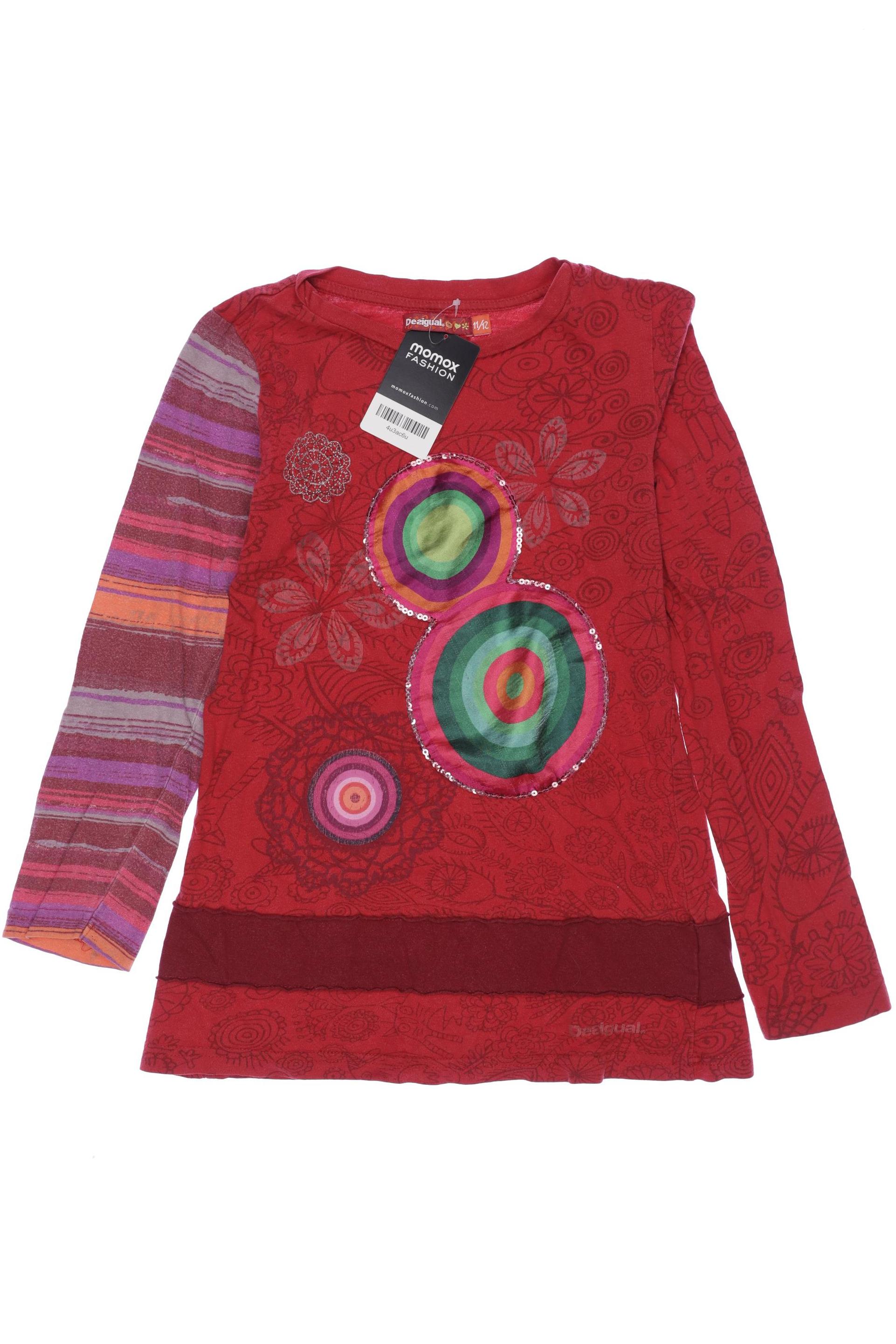 

Desigual Damen Langarmshirt, rot, Gr. 152