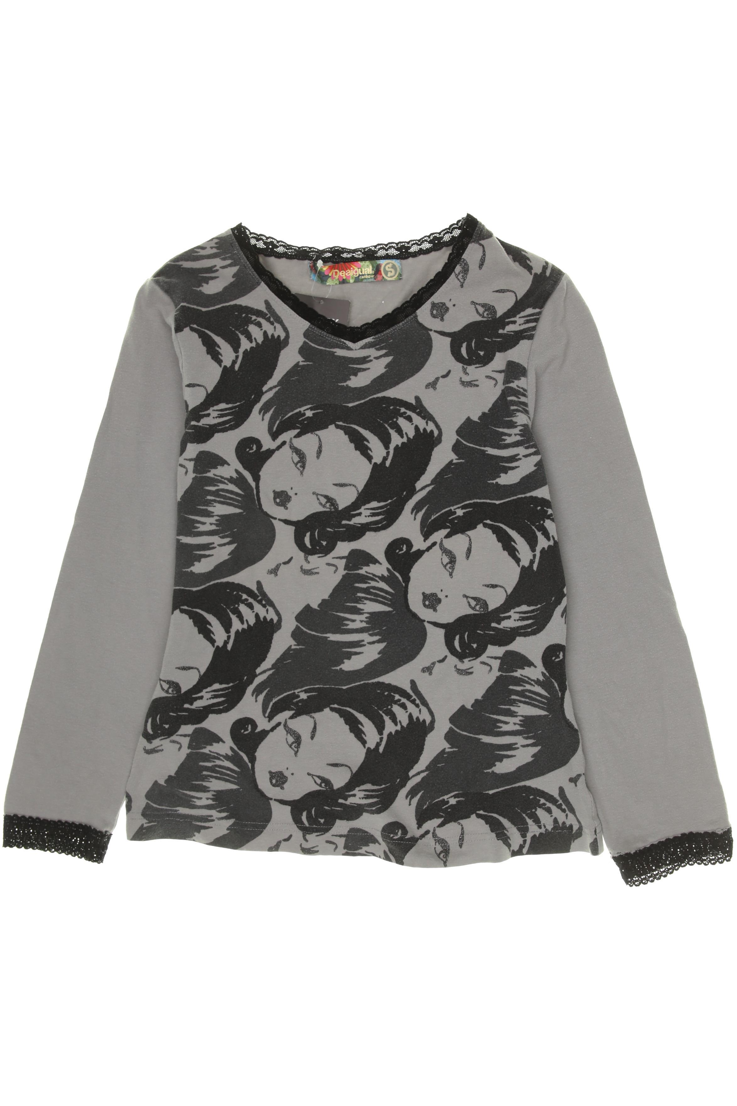 

Desigual Damen Langarmshirt, grau, Gr. 134