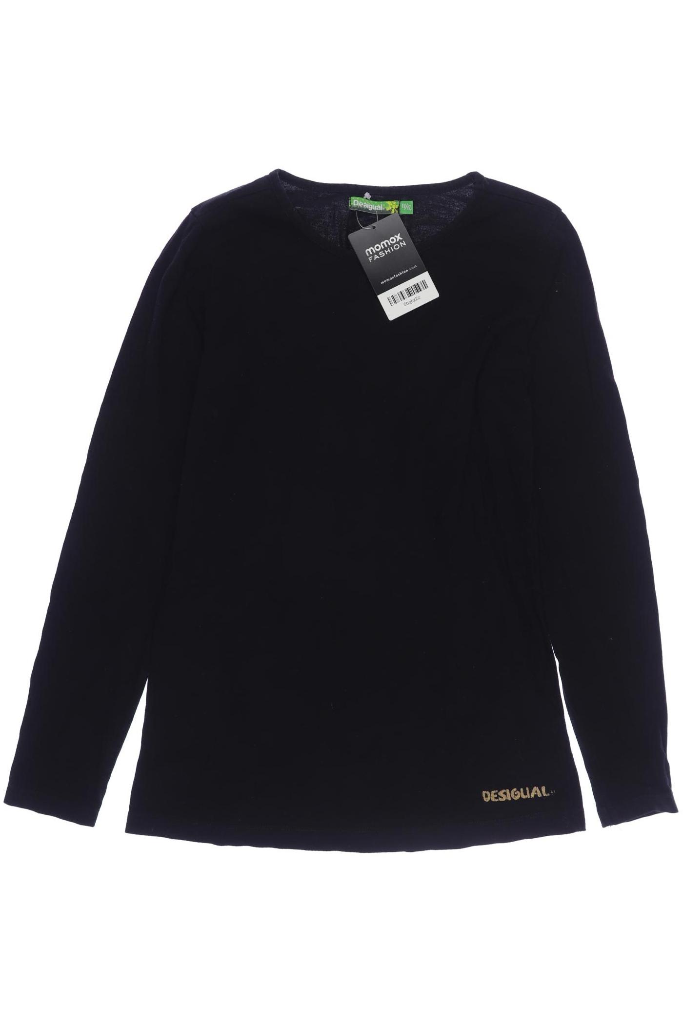 

Desigual Damen Langarmshirt, schwarz, Gr. 146