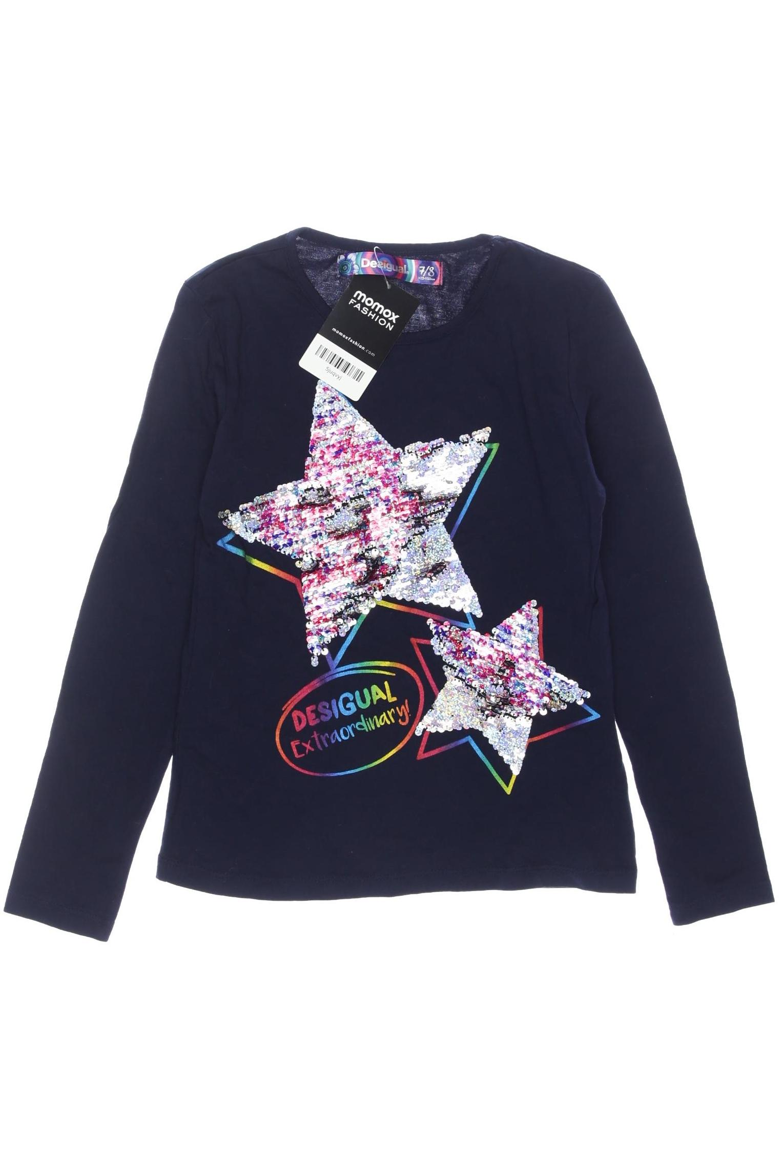 

Desigual Damen Langarmshirt, marineblau, Gr. 122/128