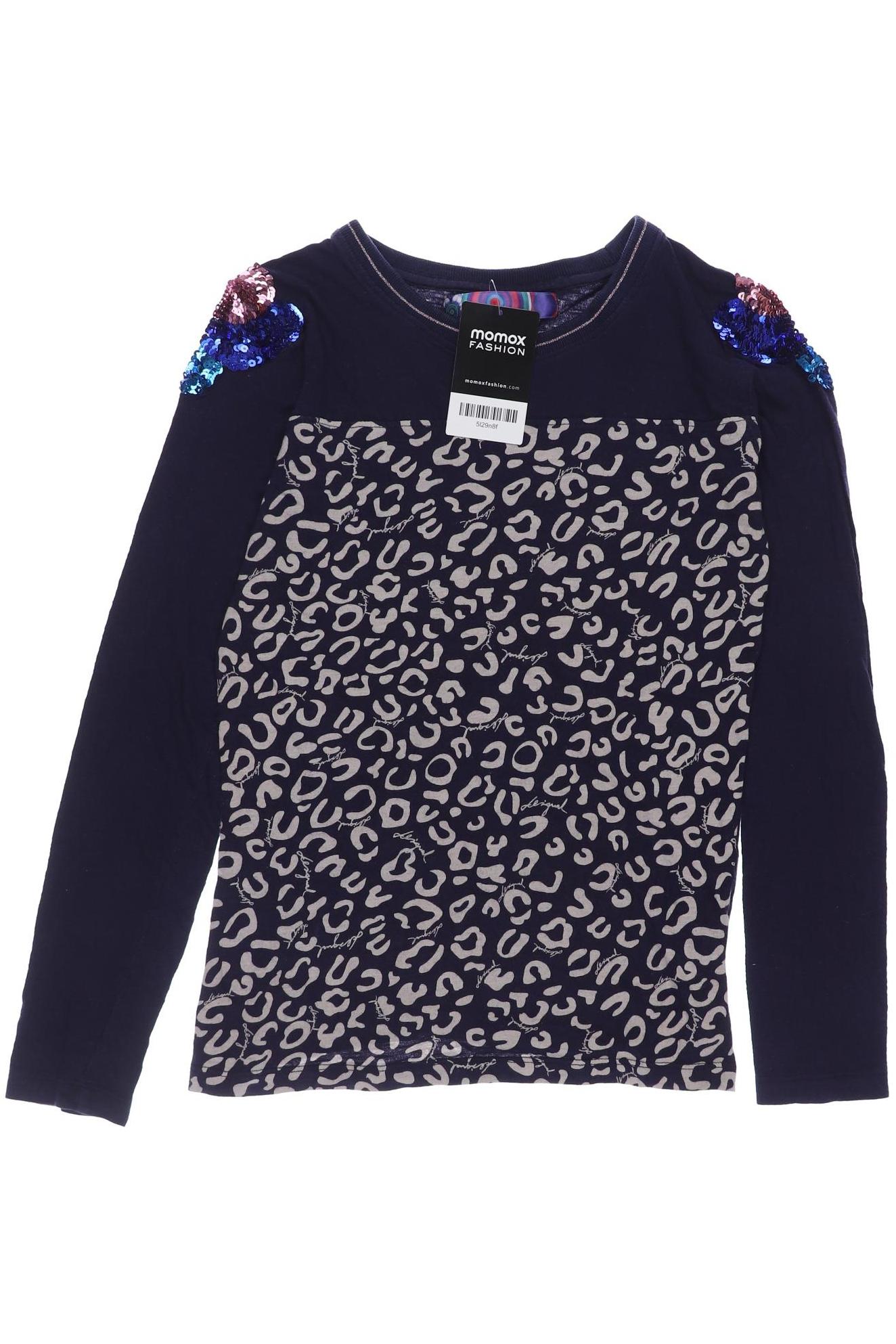 

Desigual Mädchen Langarmshirt, marineblau