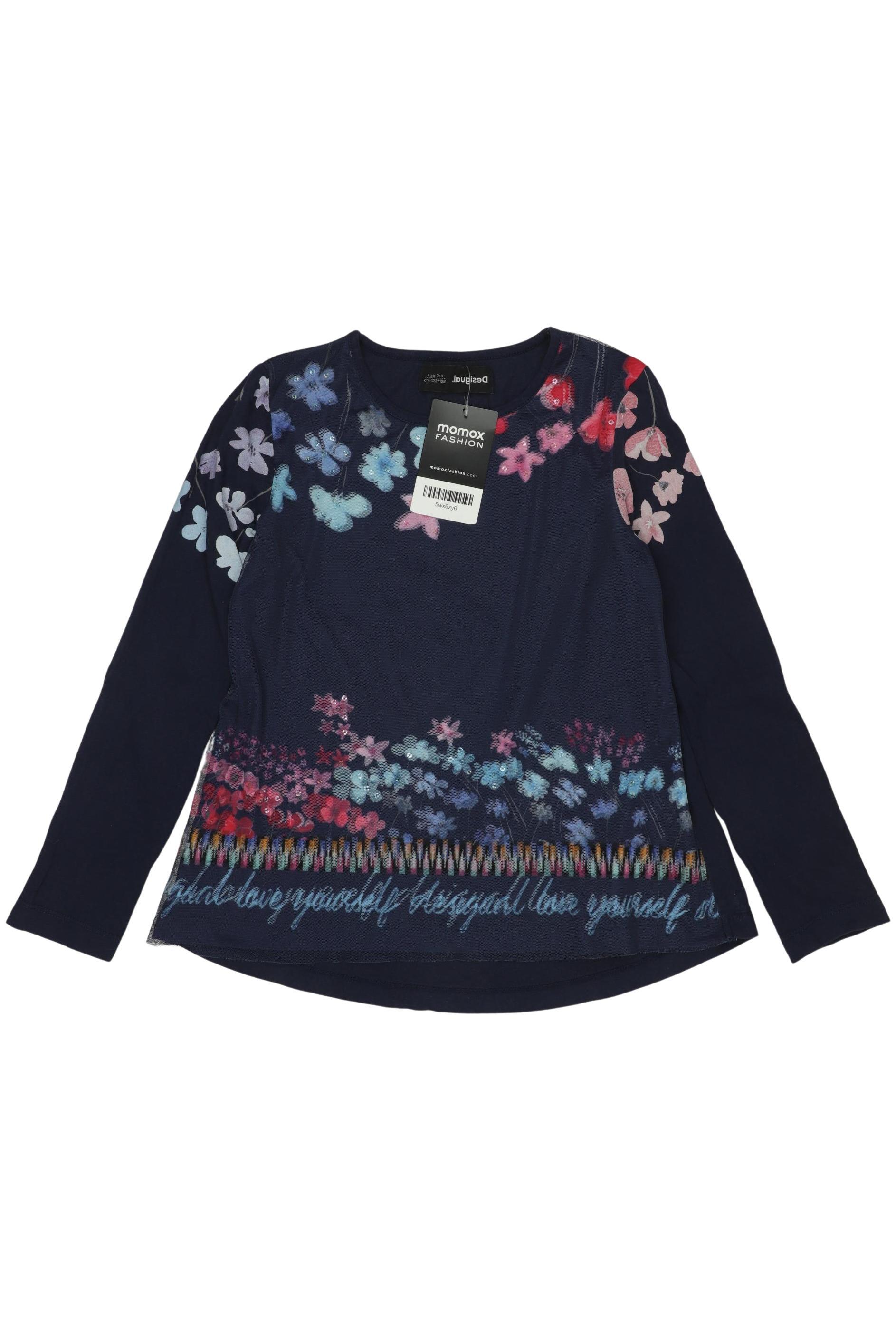 

Desigual Damen Langarmshirt, marineblau, Gr. 122/128