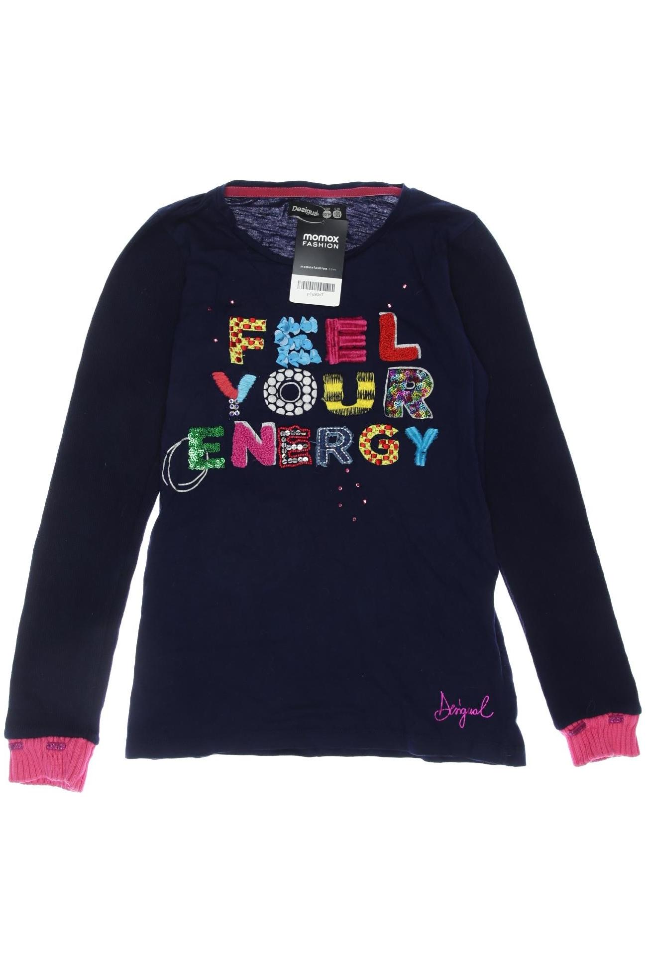 

Desigual Mädchen Langarmshirt, marineblau, Gr. 158/164