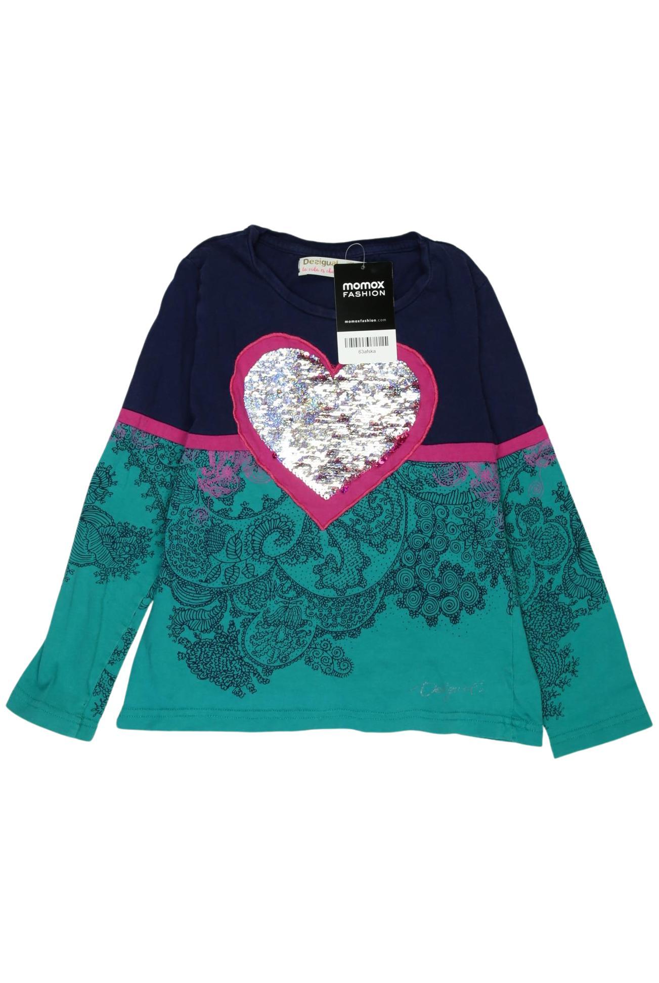 

Desigual Damen Langarmshirt, türkis, Gr. 122/128