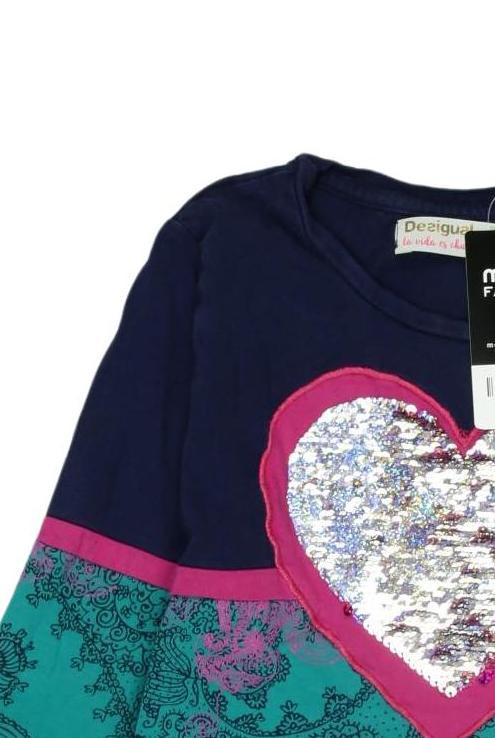 Thumbnail - Desigual Mädchen Langarmshirt, türkis, Gr. 122/128