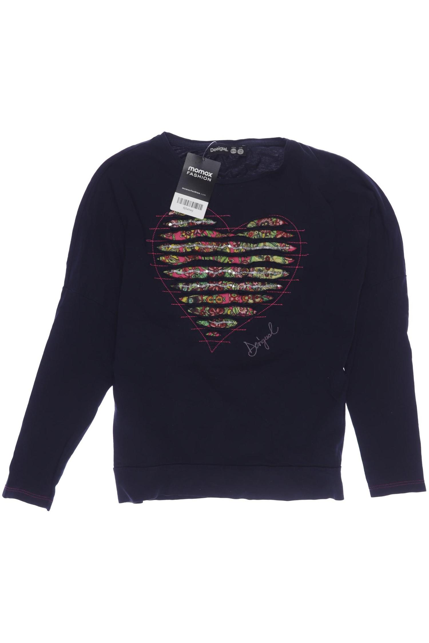 

Desigual Mädchen Langarmshirt, marineblau
