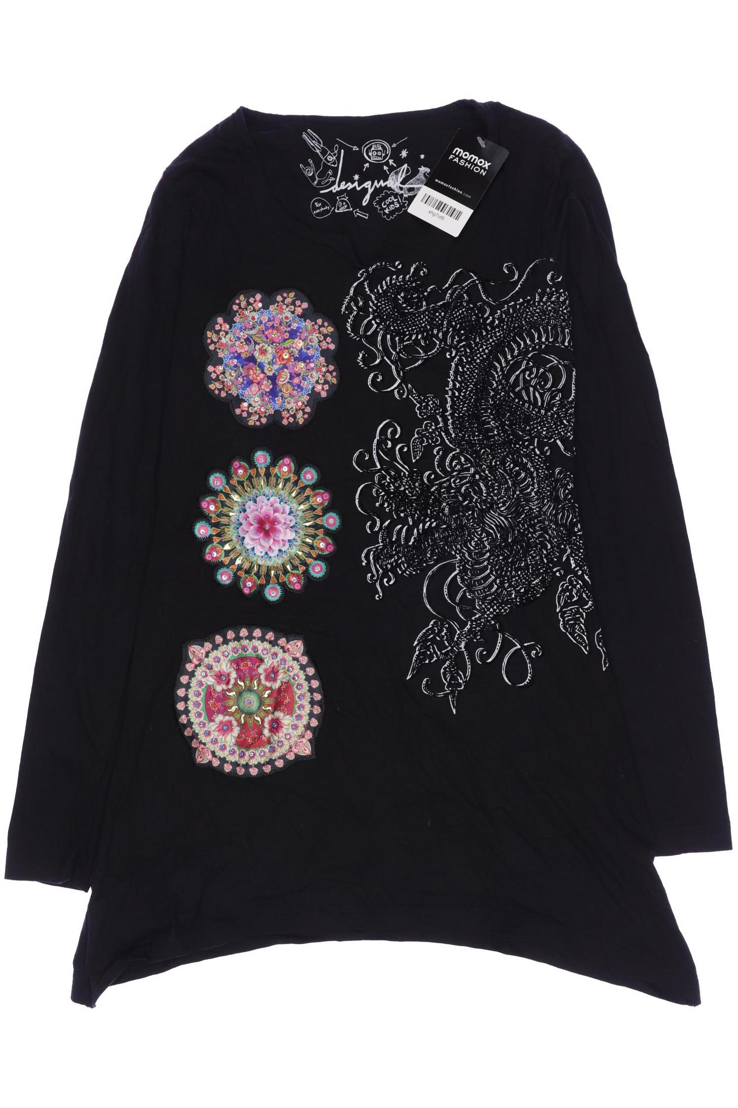 

Desigual Damen Langarmshirt, schwarz, Gr. 164