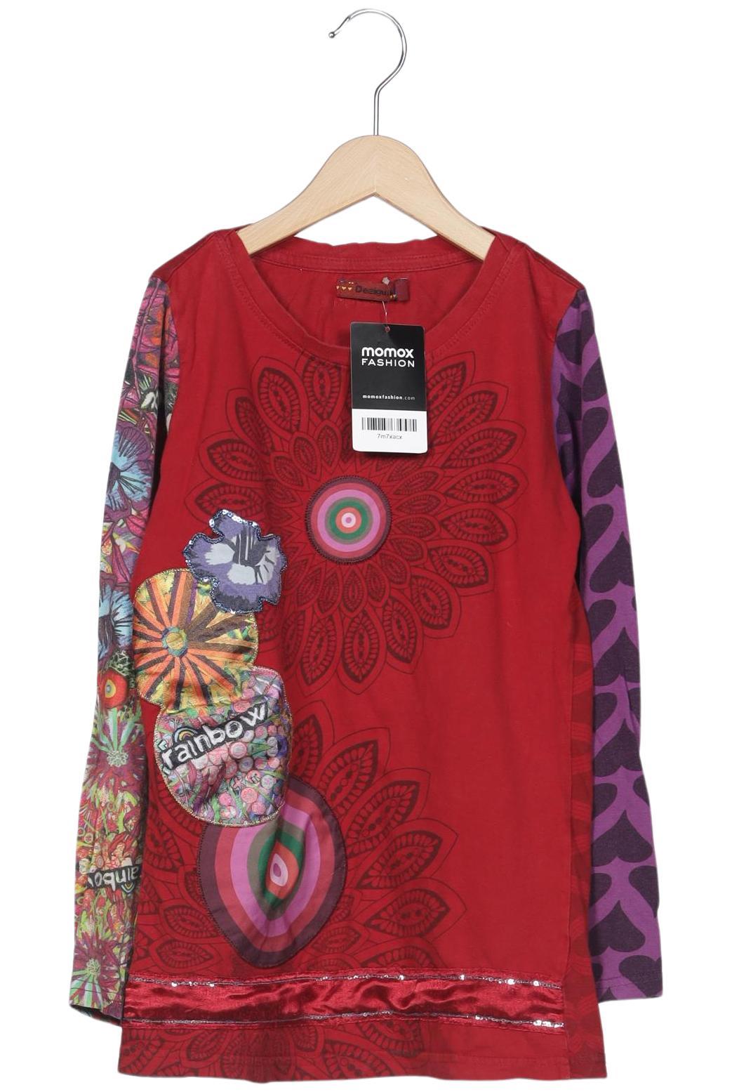 

Desigual Damen Langarmshirt, rot, Gr. 152