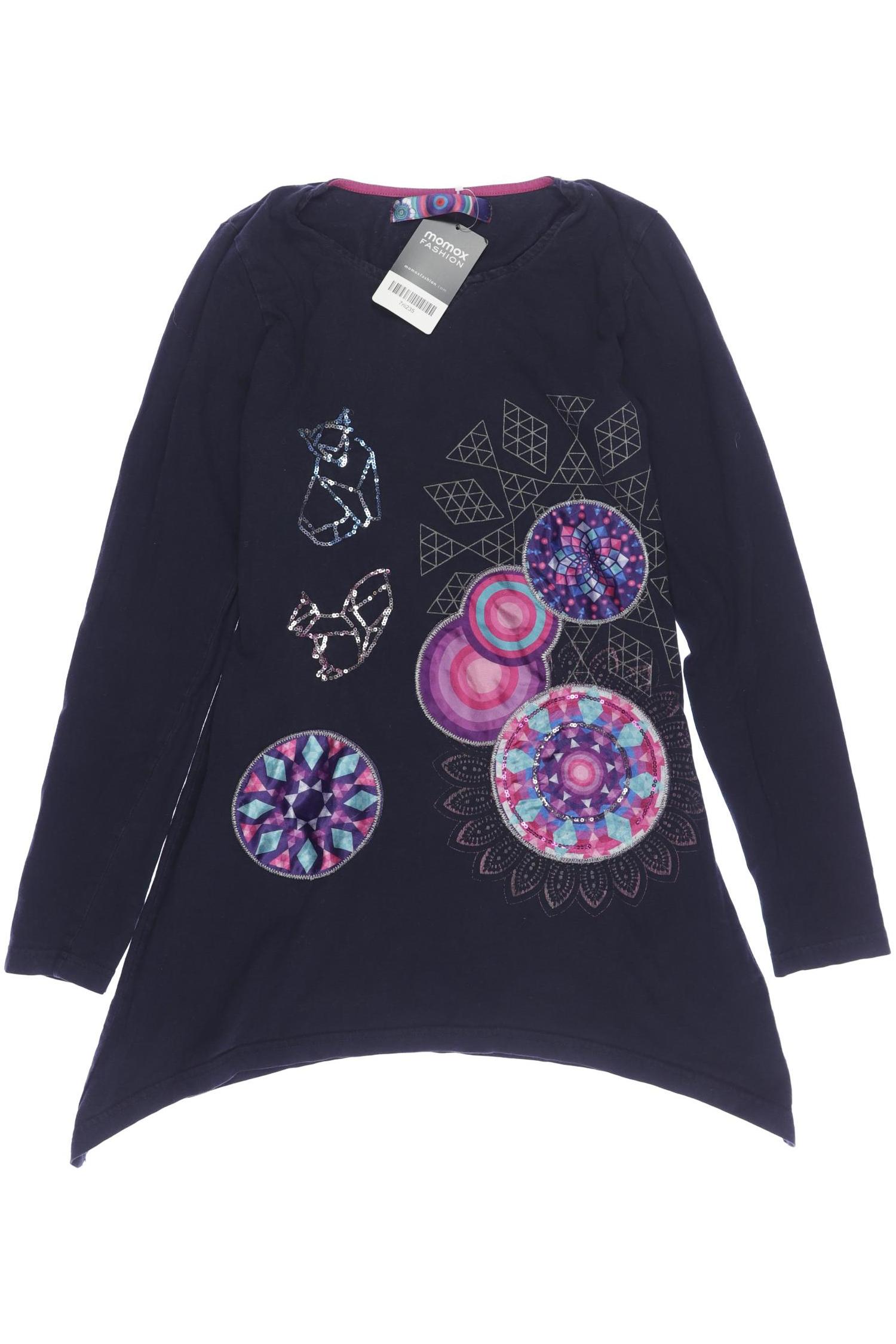 

Desigual Damen Langarmshirt, marineblau, Gr. 164