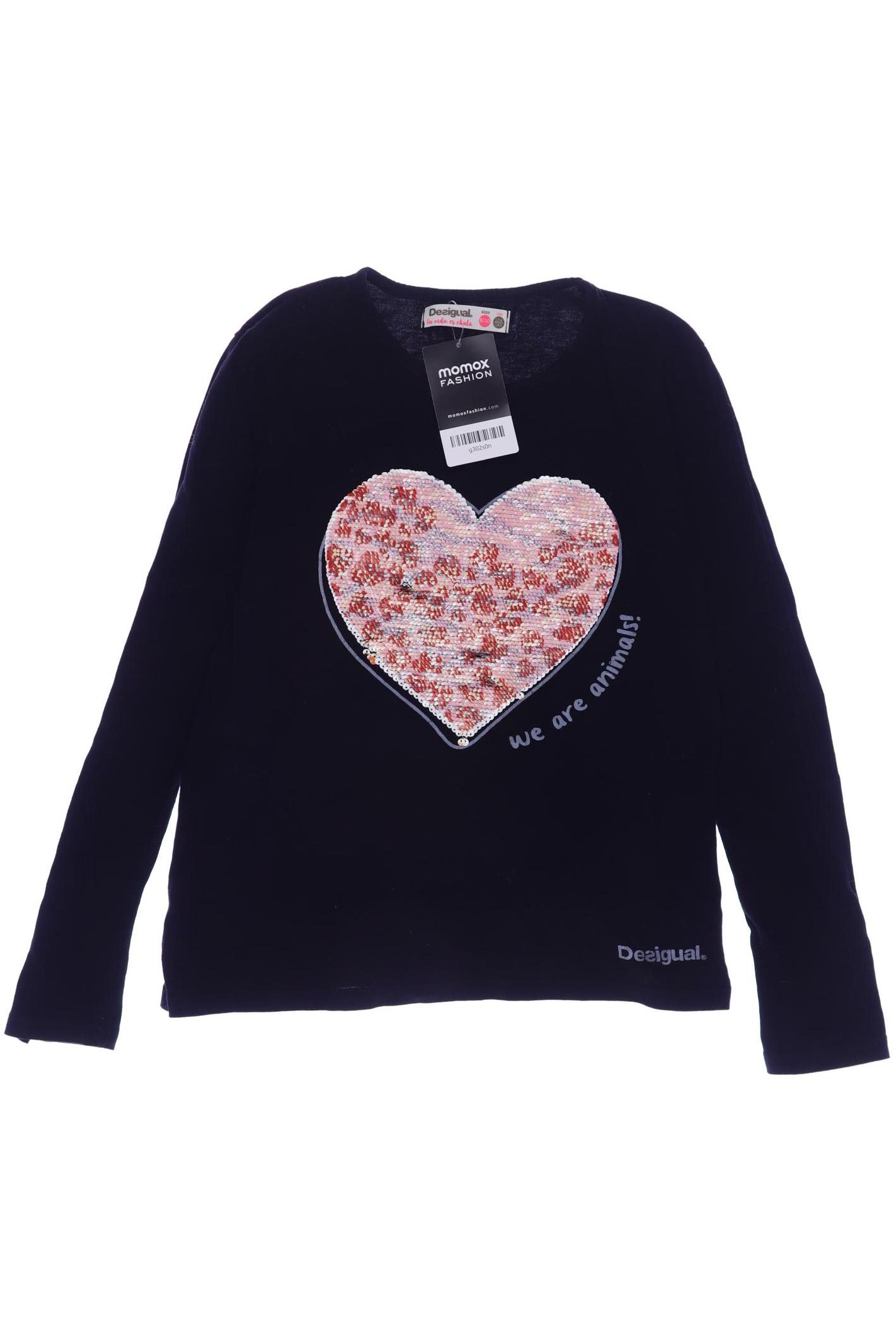 

Desigual Damen Langarmshirt, schwarz, Gr. 134