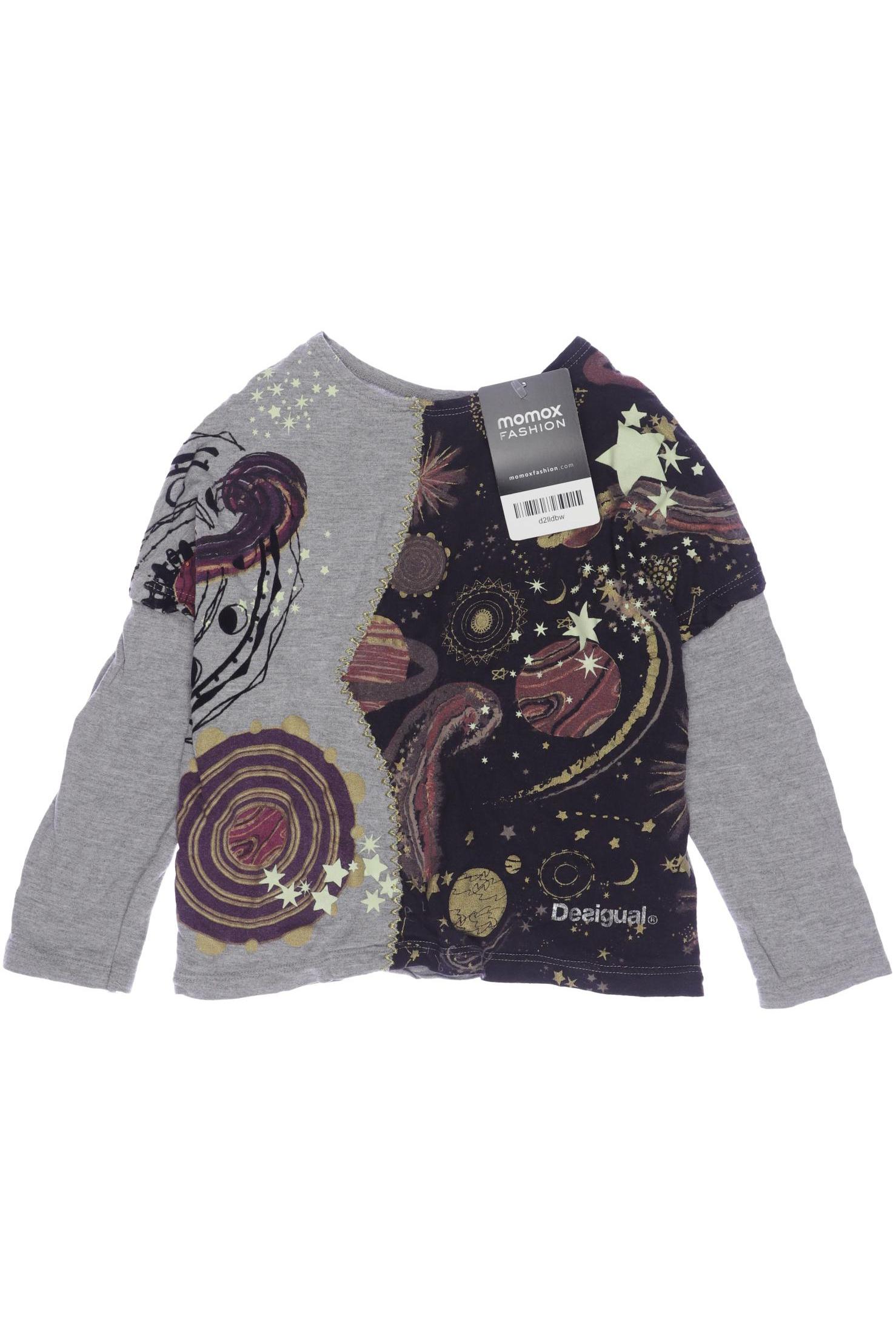 

Desigual Damen Langarmshirt, grau, Gr. 110