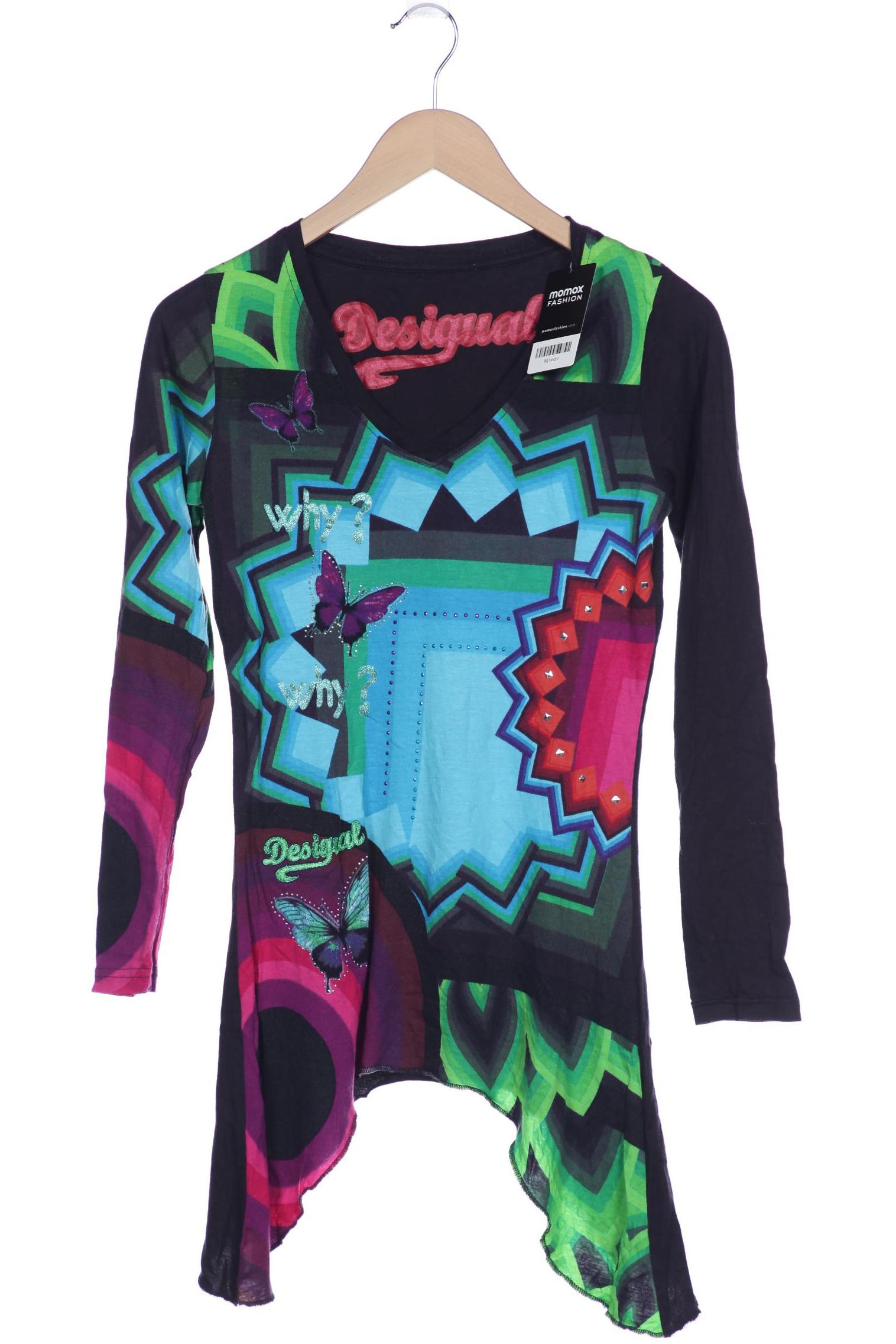 

Desigual Damen Langarmshirt, schwarz, Gr. 134