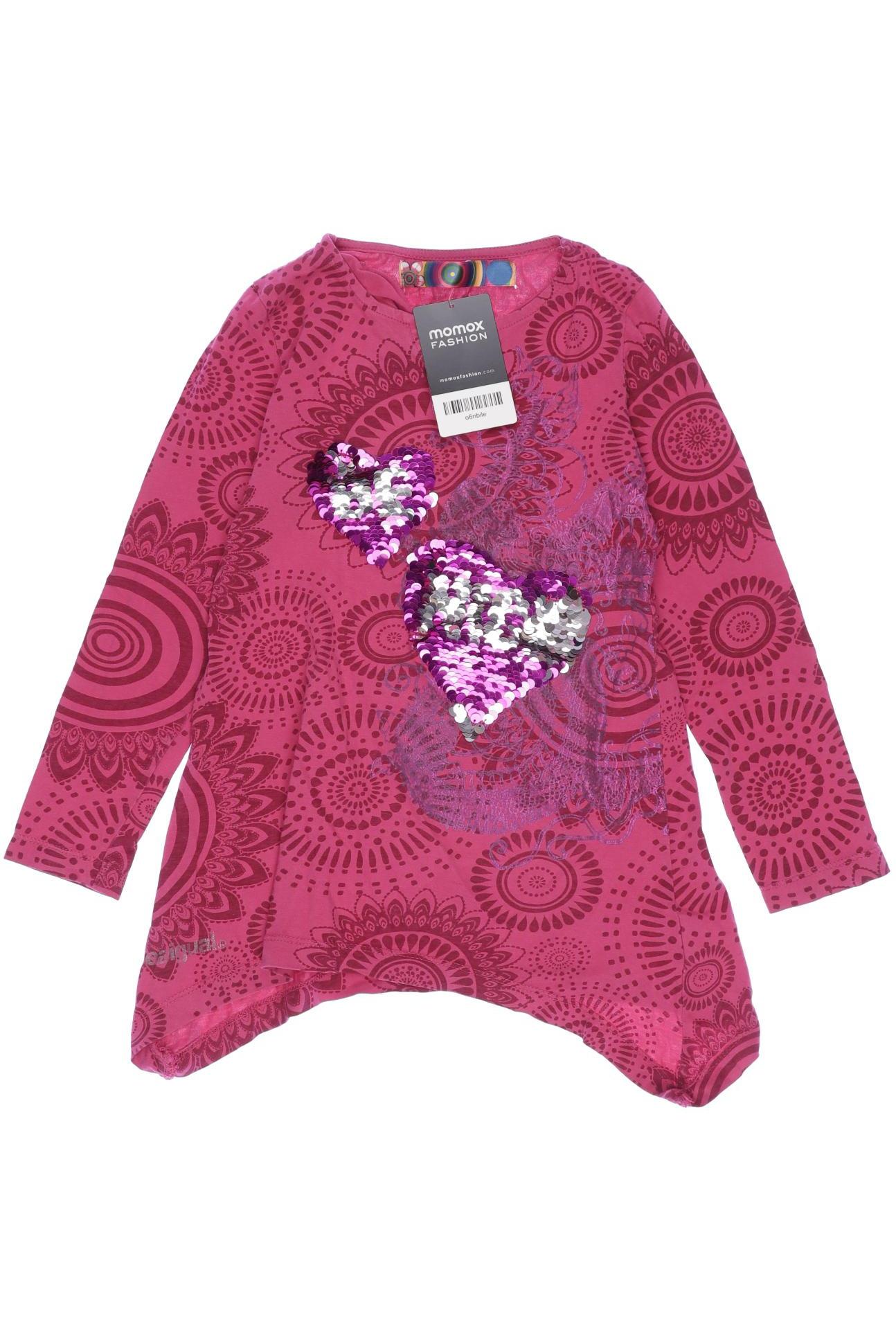 

Desigual Damen Langarmshirt, pink, Gr. 122