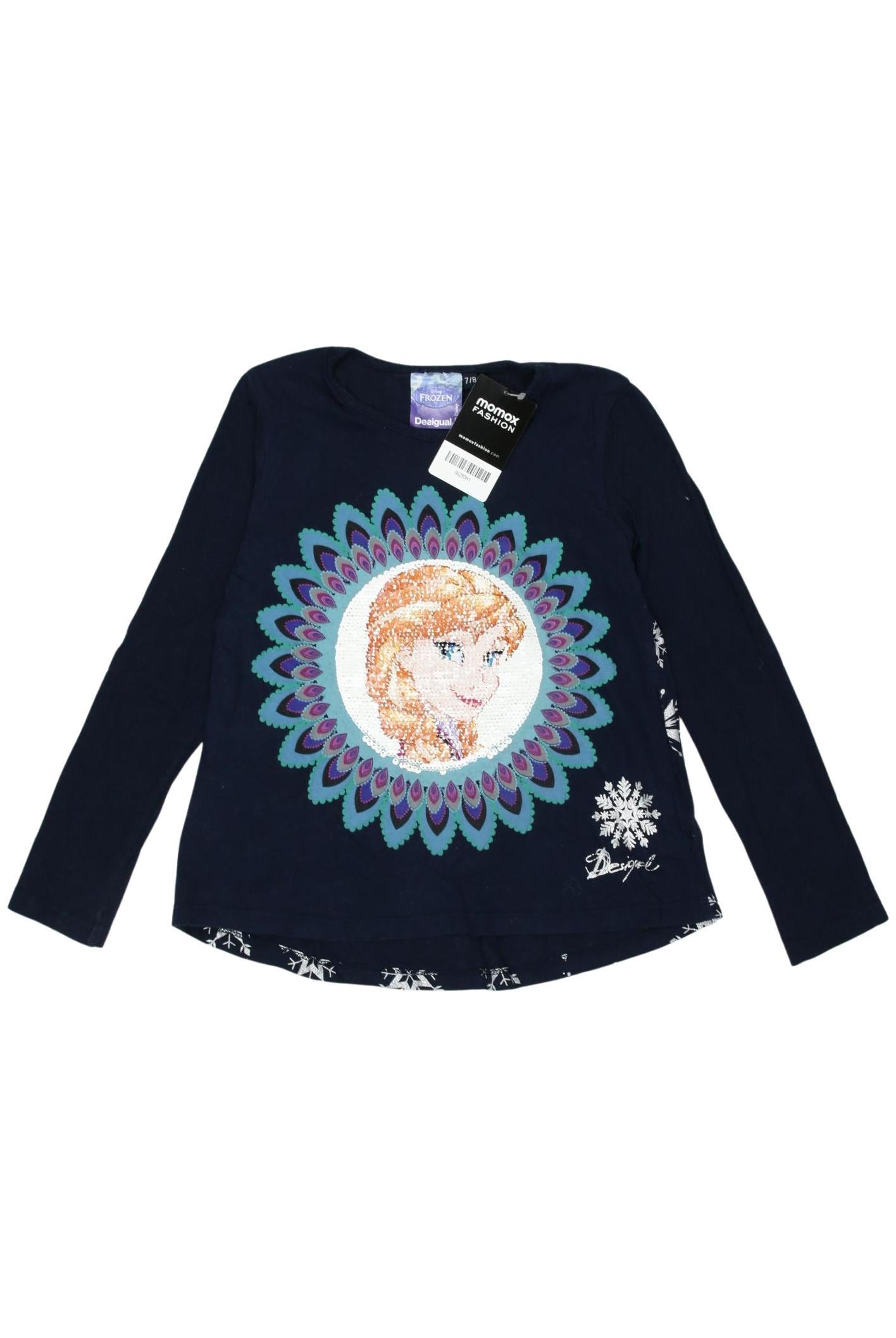 

Desigual Damen Langarmshirt, marineblau, Gr. 128