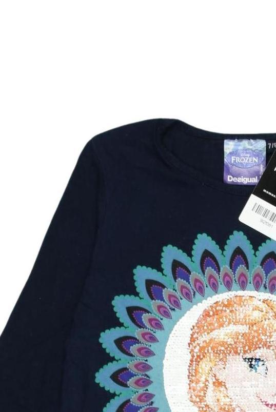 Thumbnail - Desigual Mädchen Langarmshirt, marineblau, Gr. 128