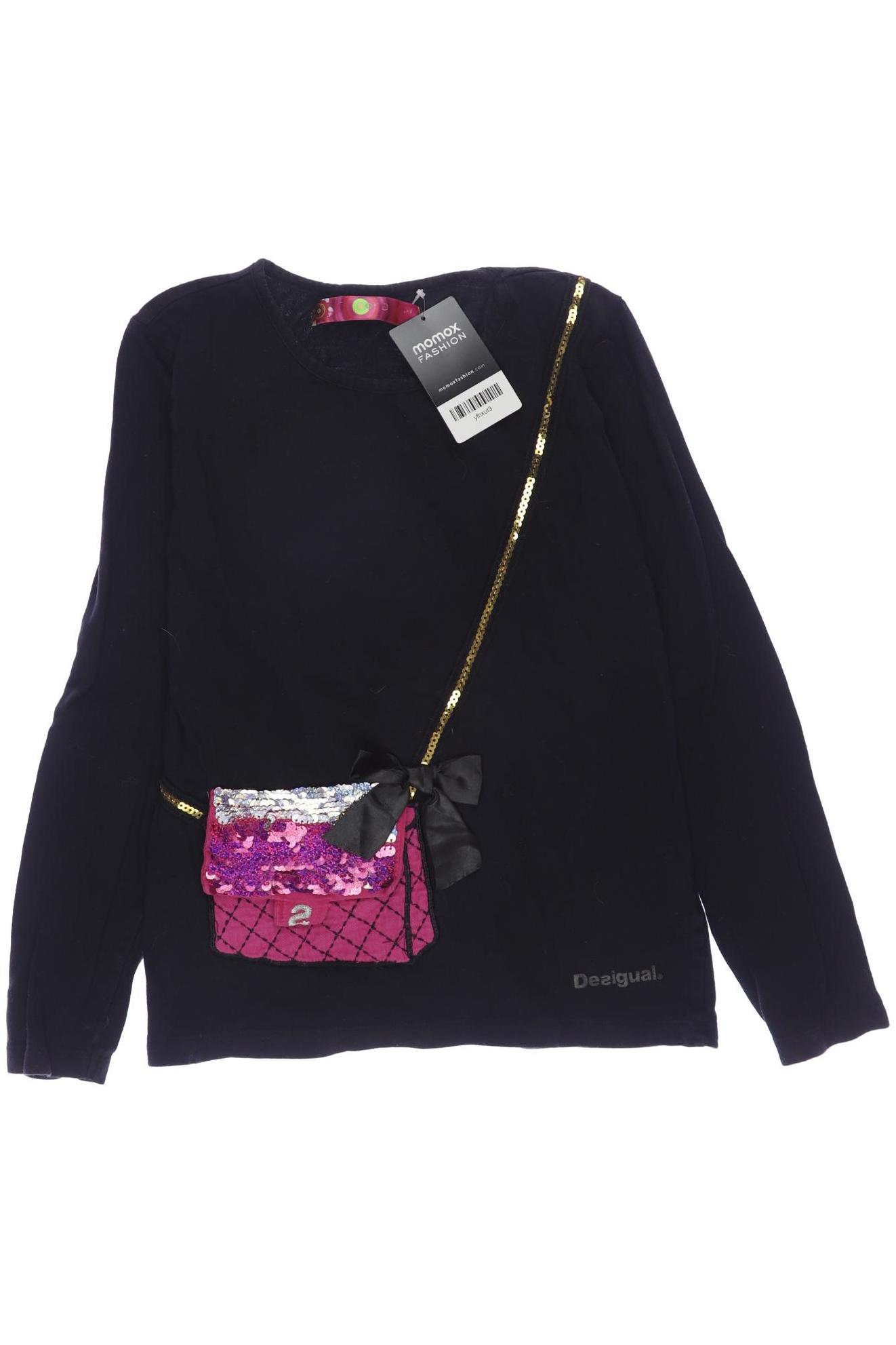 

Desigual Damen Langarmshirt, schwarz, Gr. 152