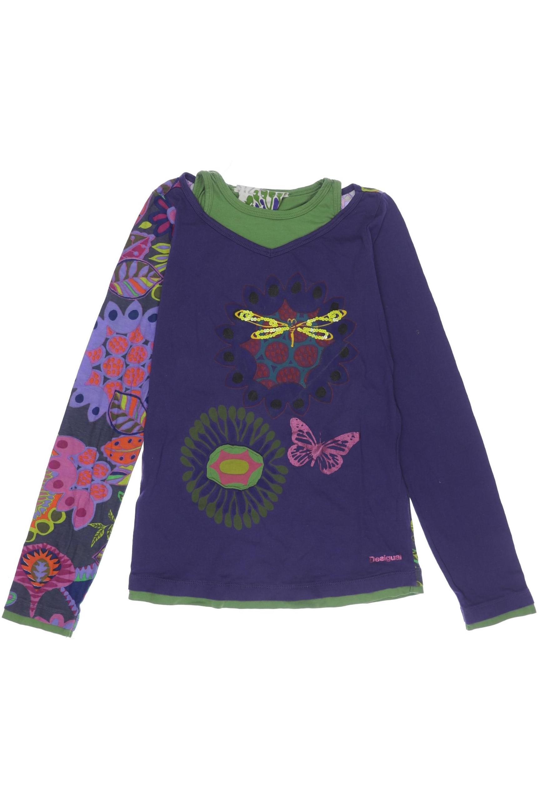 

Desigual Damen Langarmshirt, marineblau, Gr. 164
