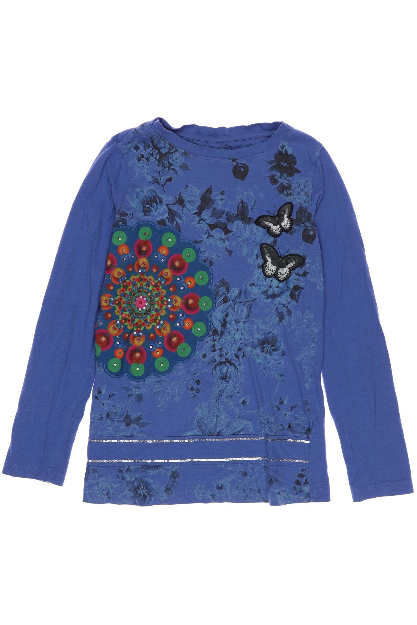 

Desigual Mädchen Langarmshirt, blau