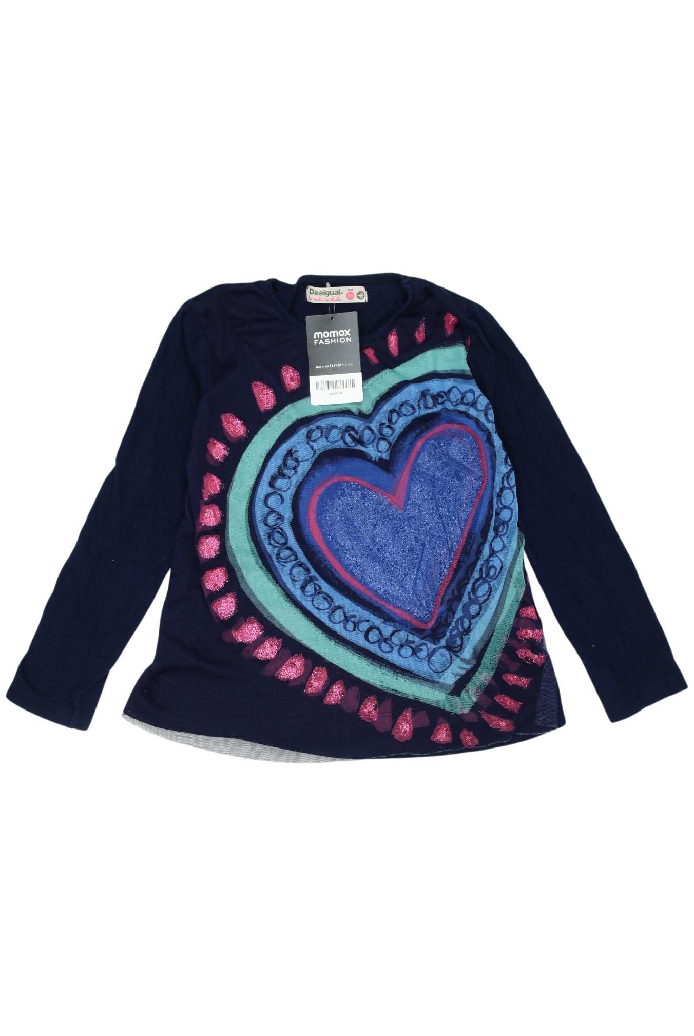 

Desigual Damen Langarmshirt, marineblau, Gr. 116