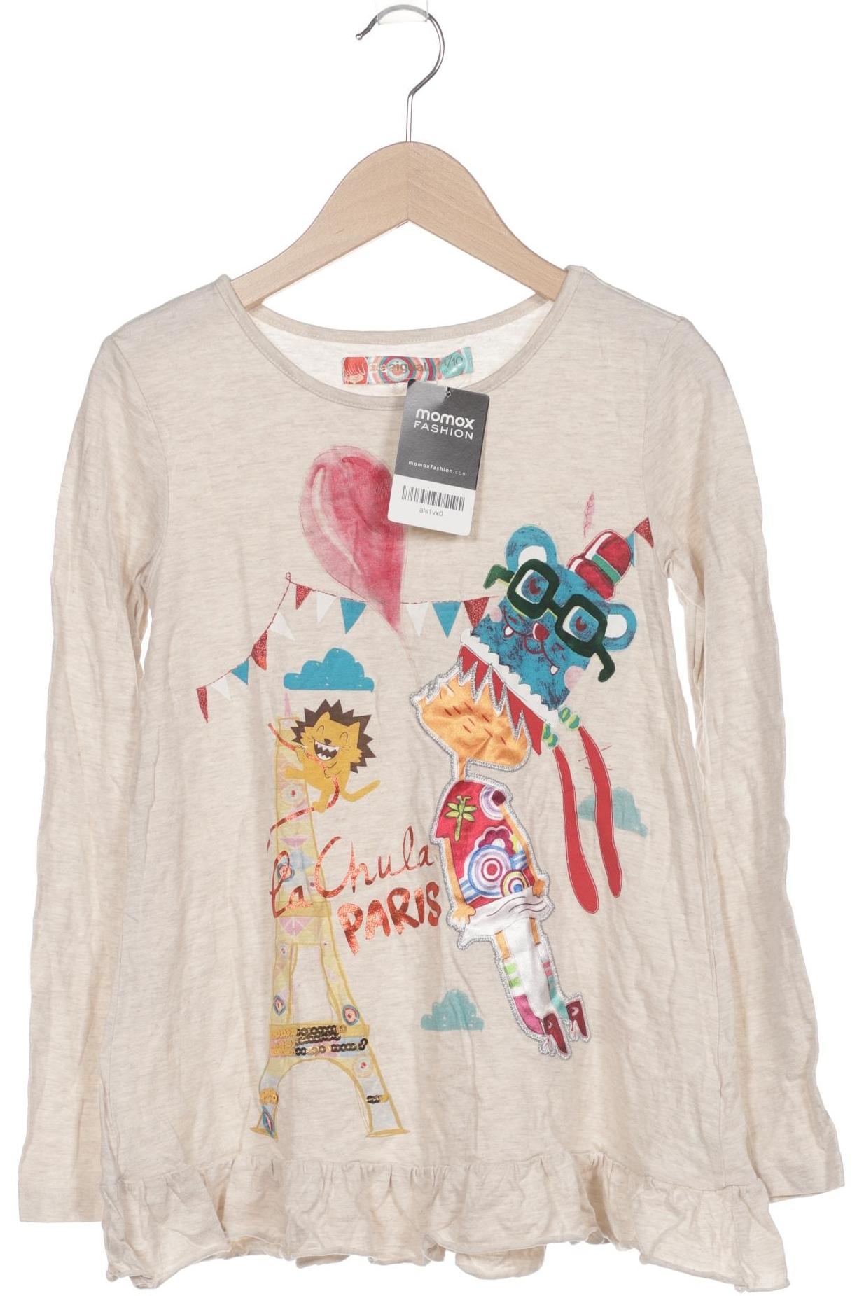

Desigual Damen Langarmshirt, cremeweiß, Gr. 134/140