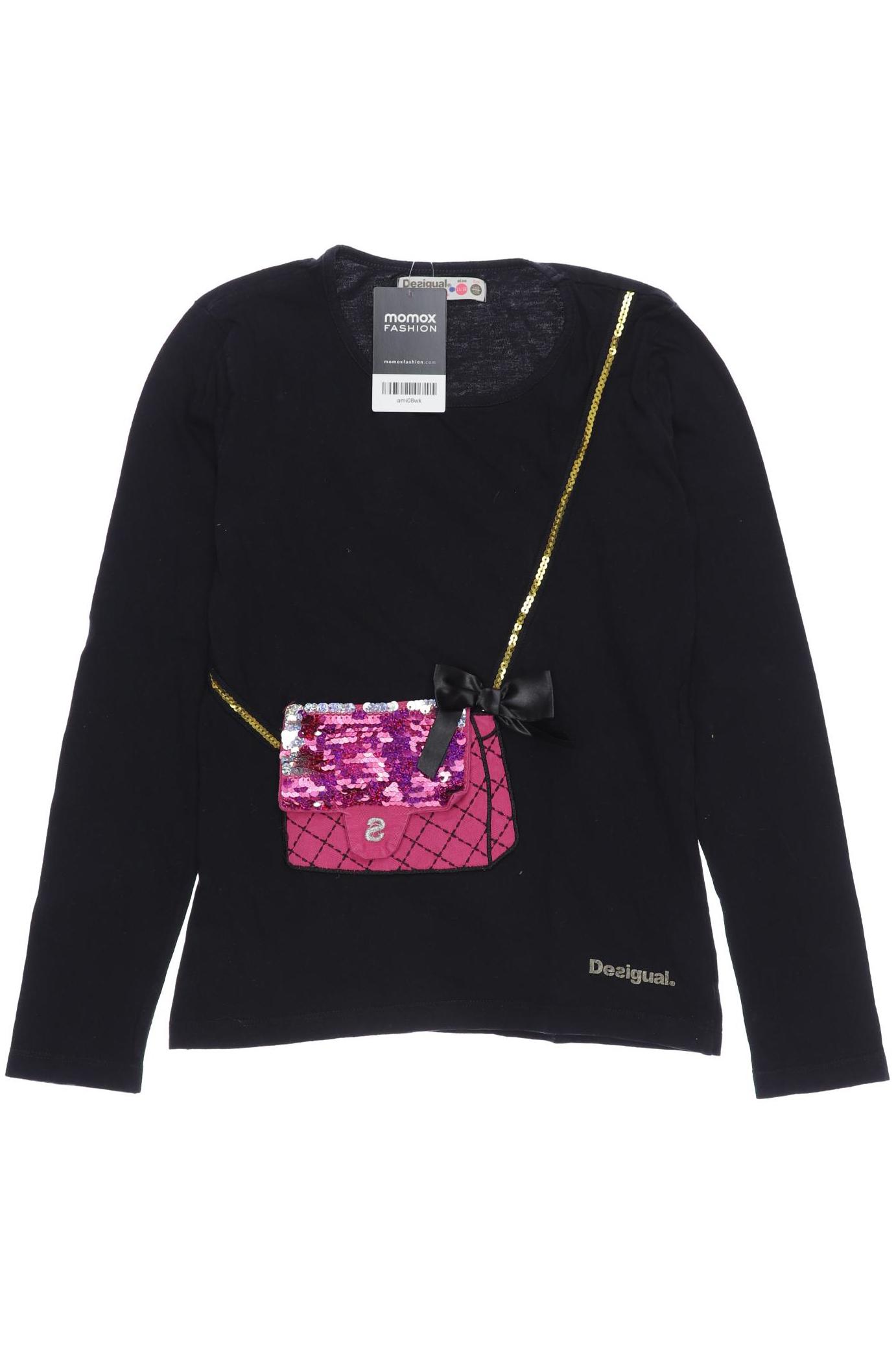 

Desigual Damen Langarmshirt, schwarz, Gr. 146