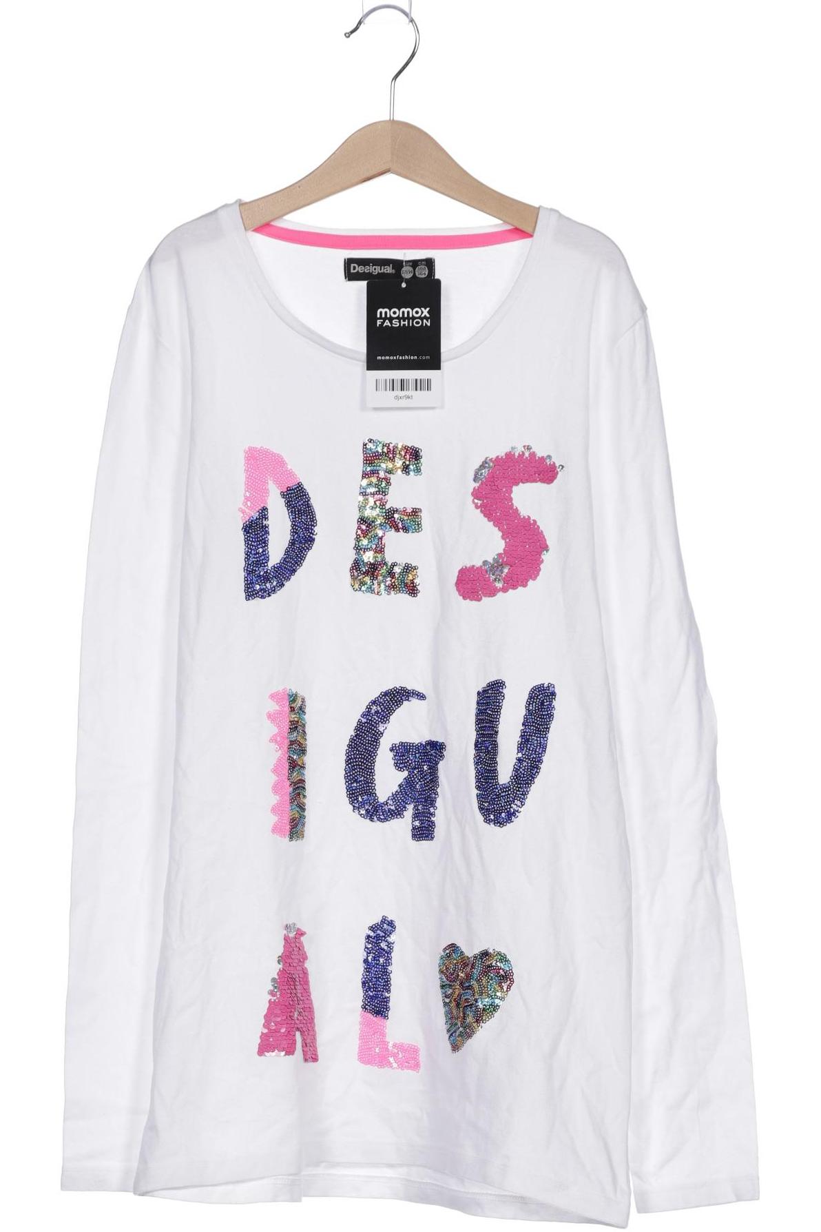 

Desigual Damen Langarmshirt, weiß, Gr. 158