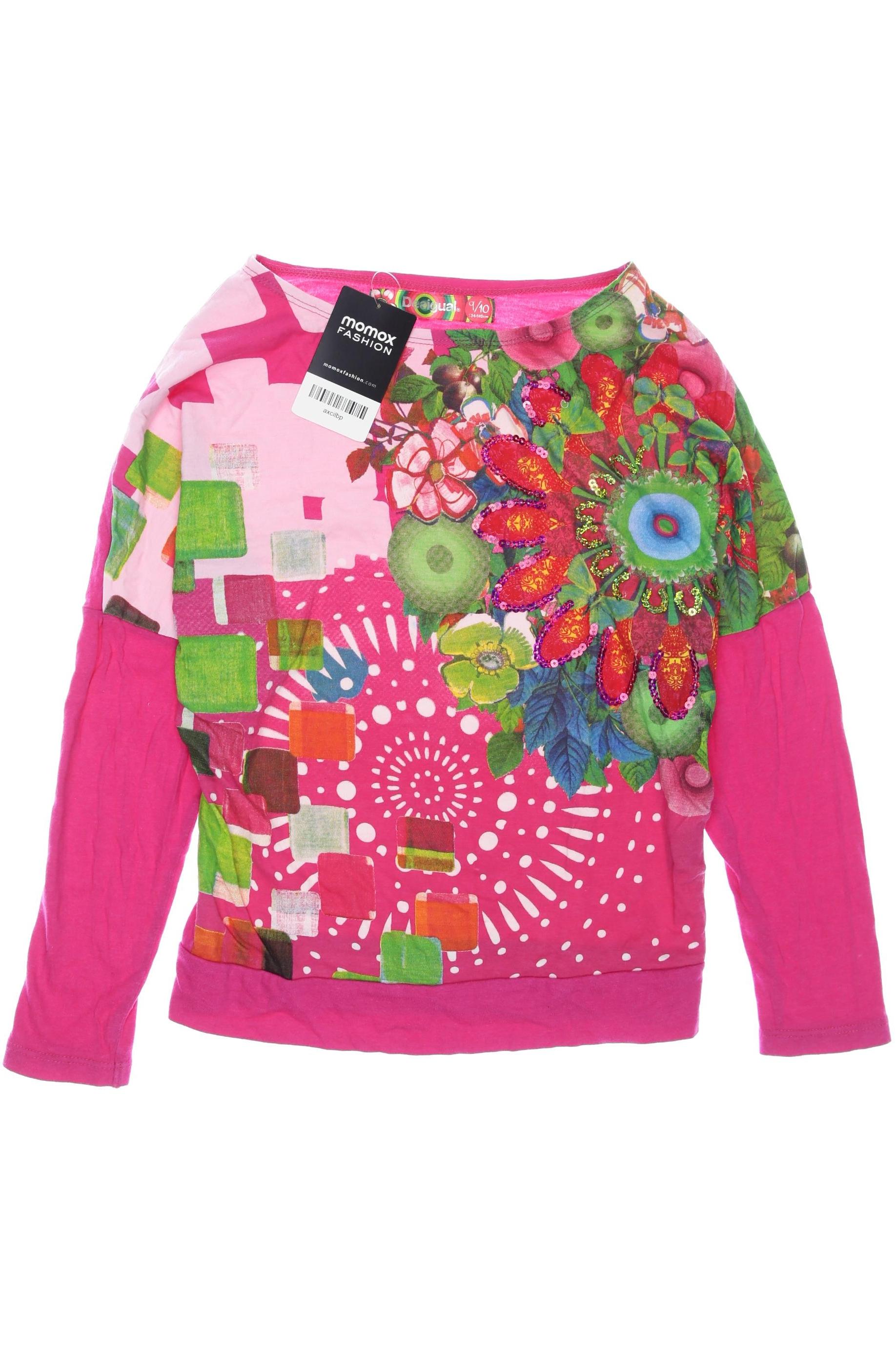 

Desigual Damen Langarmshirt, pink, Gr. 134/140