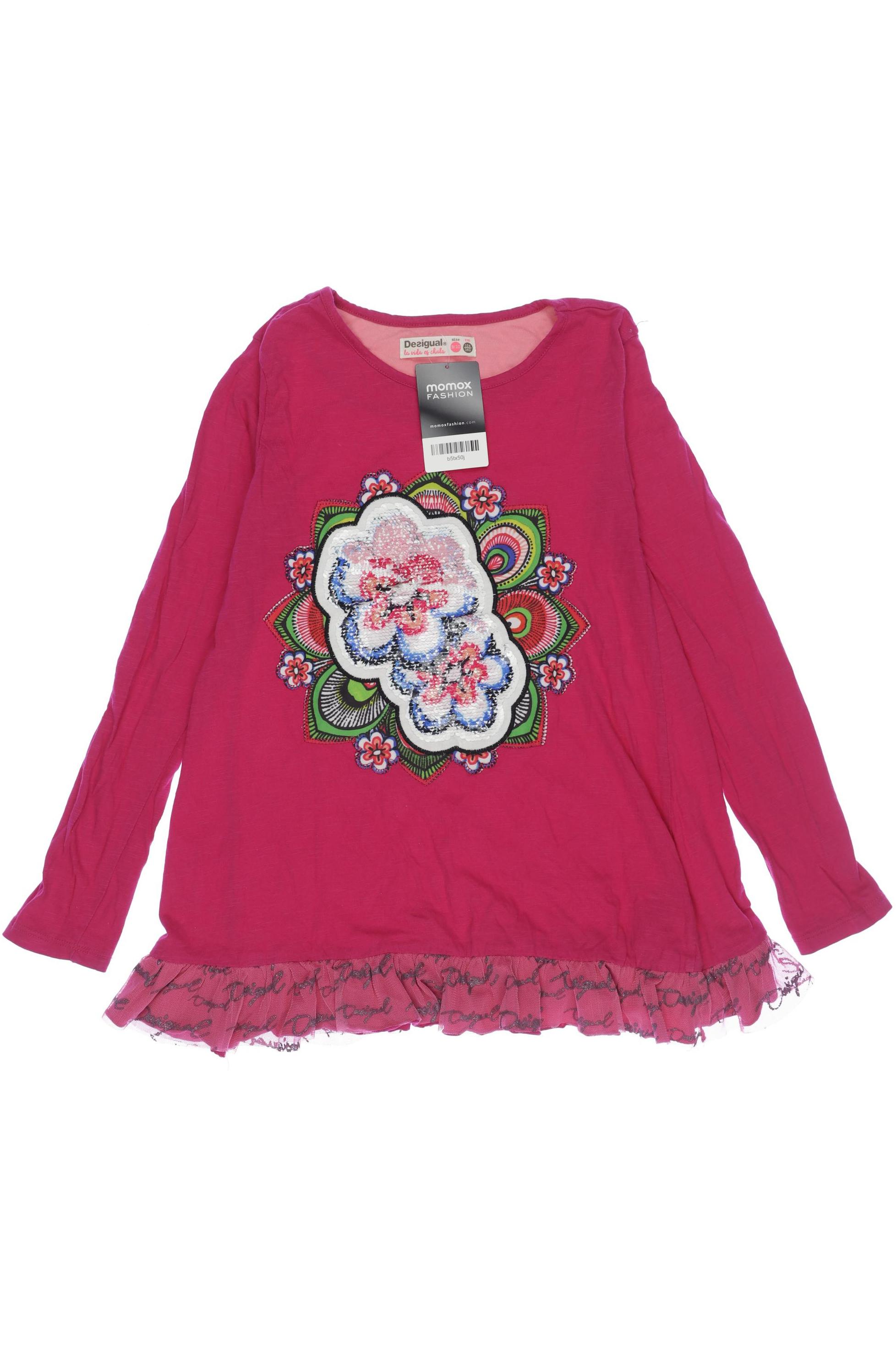 

Desigual Damen Langarmshirt, pink, Gr. 134/140