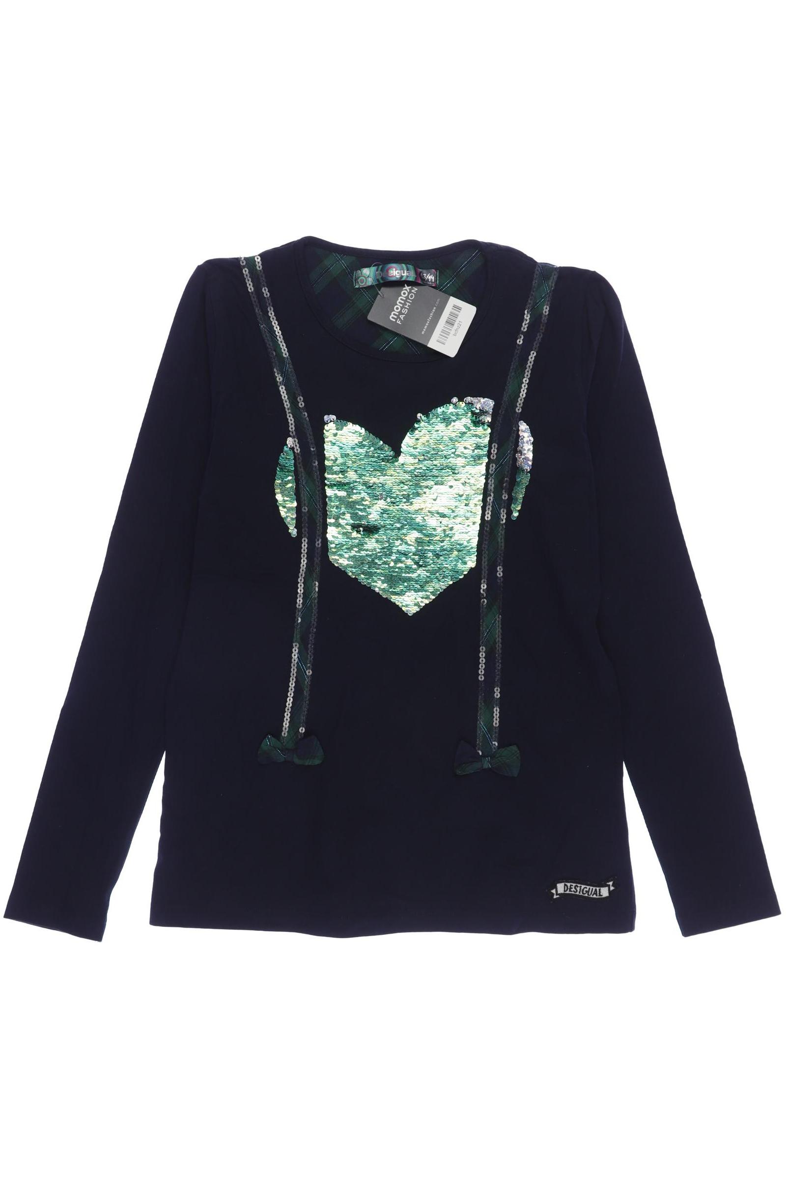 

Desigual Mädchen Langarmshirt, marineblau