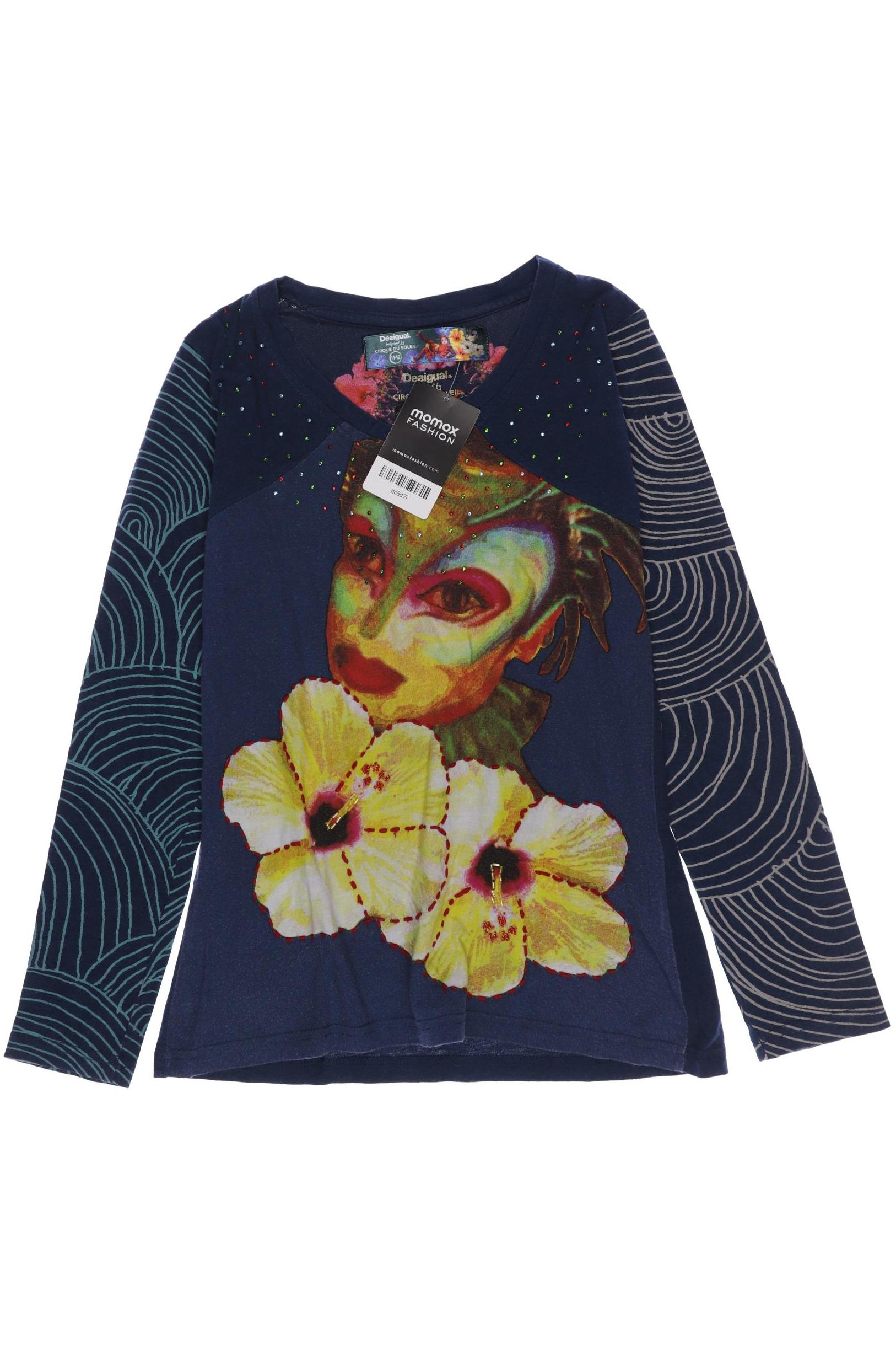 

Desigual Mädchen Langarmshirt, blau