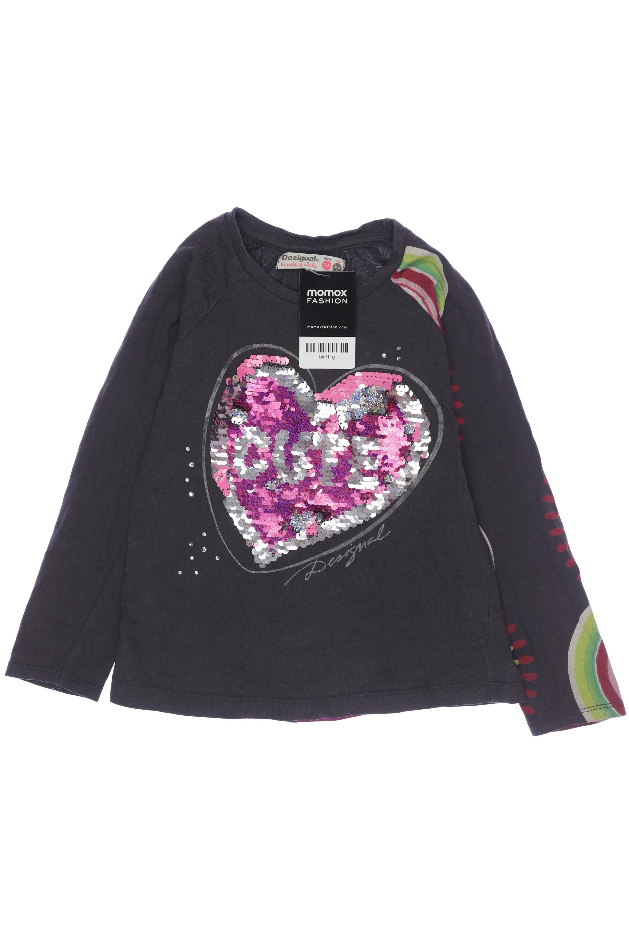 

Desigual Damen Langarmshirt, grau, Gr. 122/128