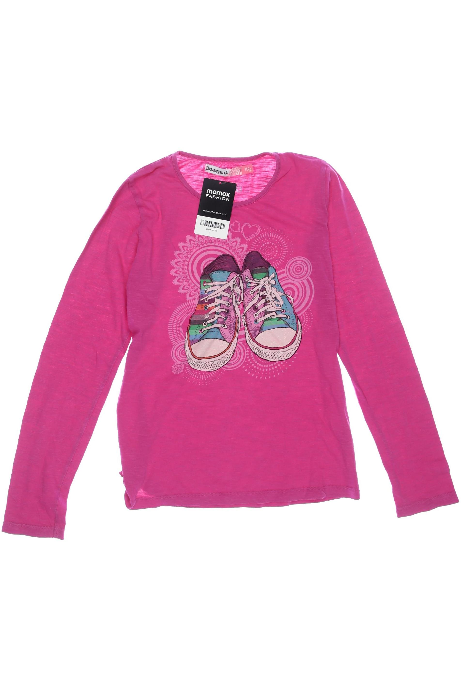 

Desigual Damen Langarmshirt, pink, Gr. 152