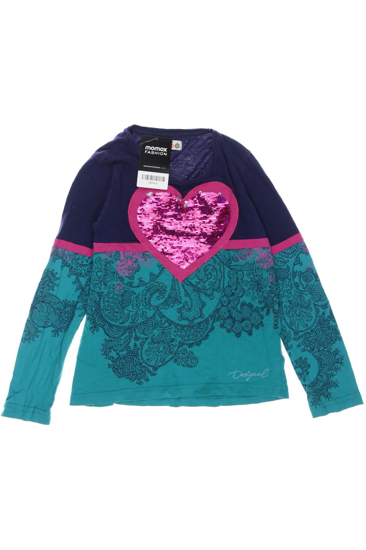 

Desigual Damen Langarmshirt, türkis, Gr. 122/128