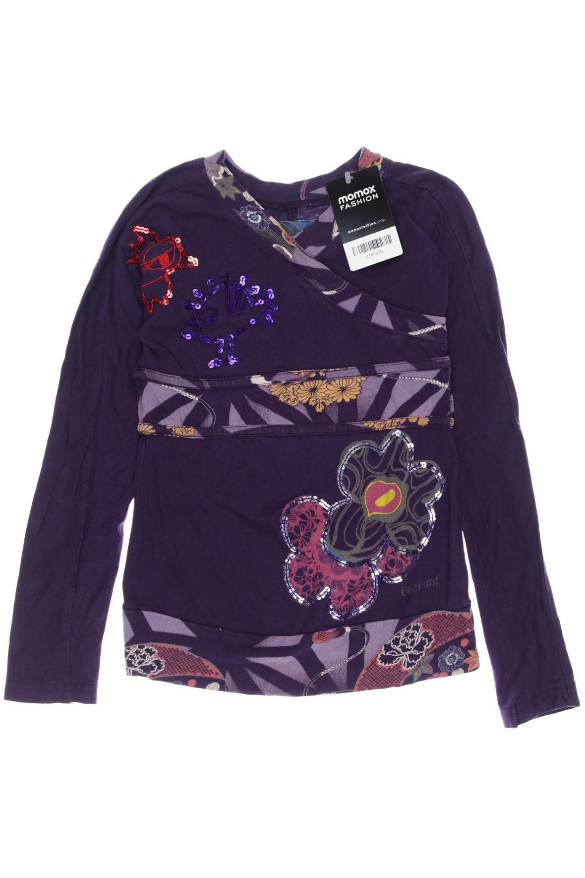 

Desigual Damen Langarmshirt, flieder, Gr. 128