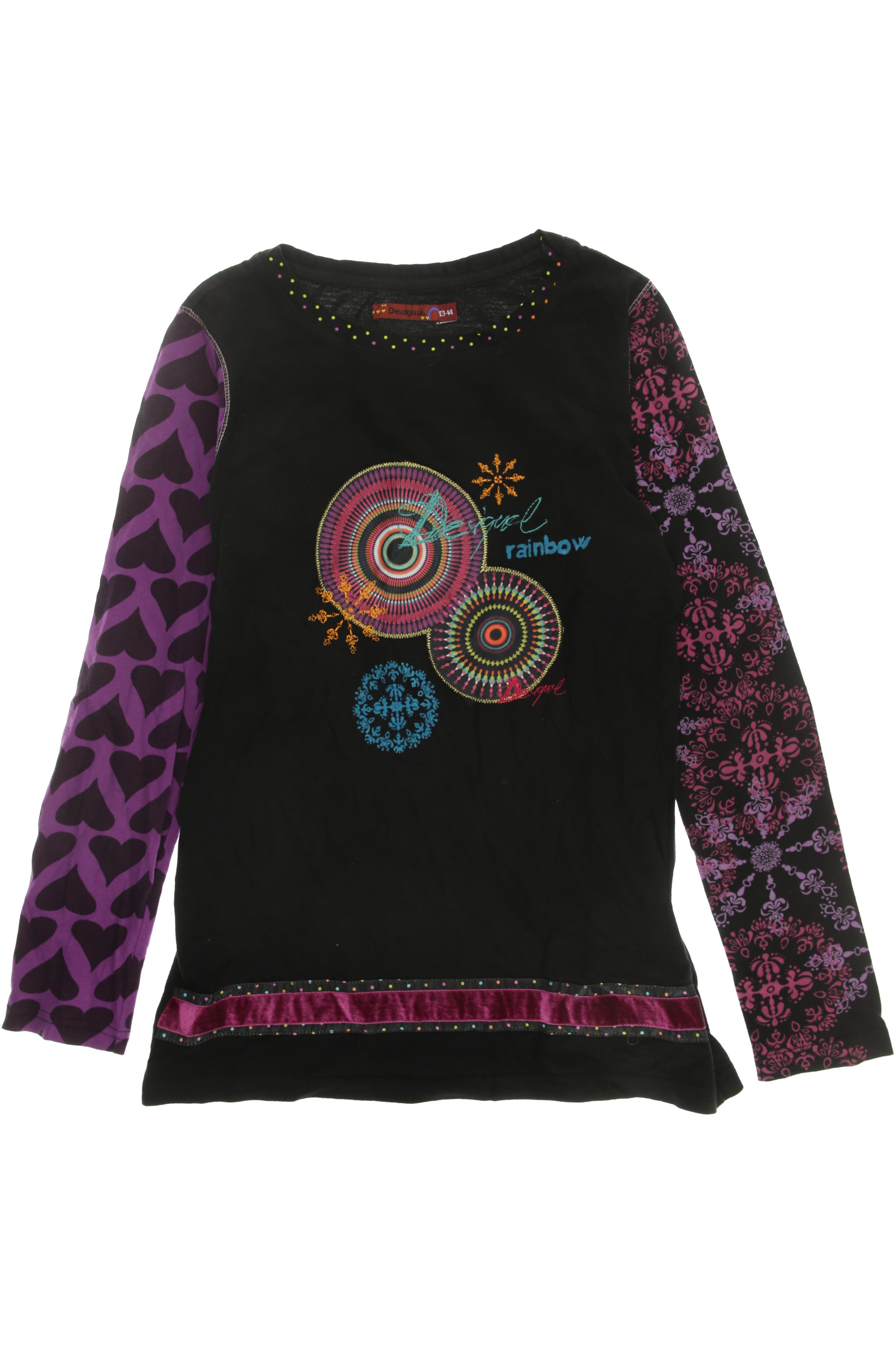 

Desigual Damen Langarmshirt, schwarz, Gr. 158