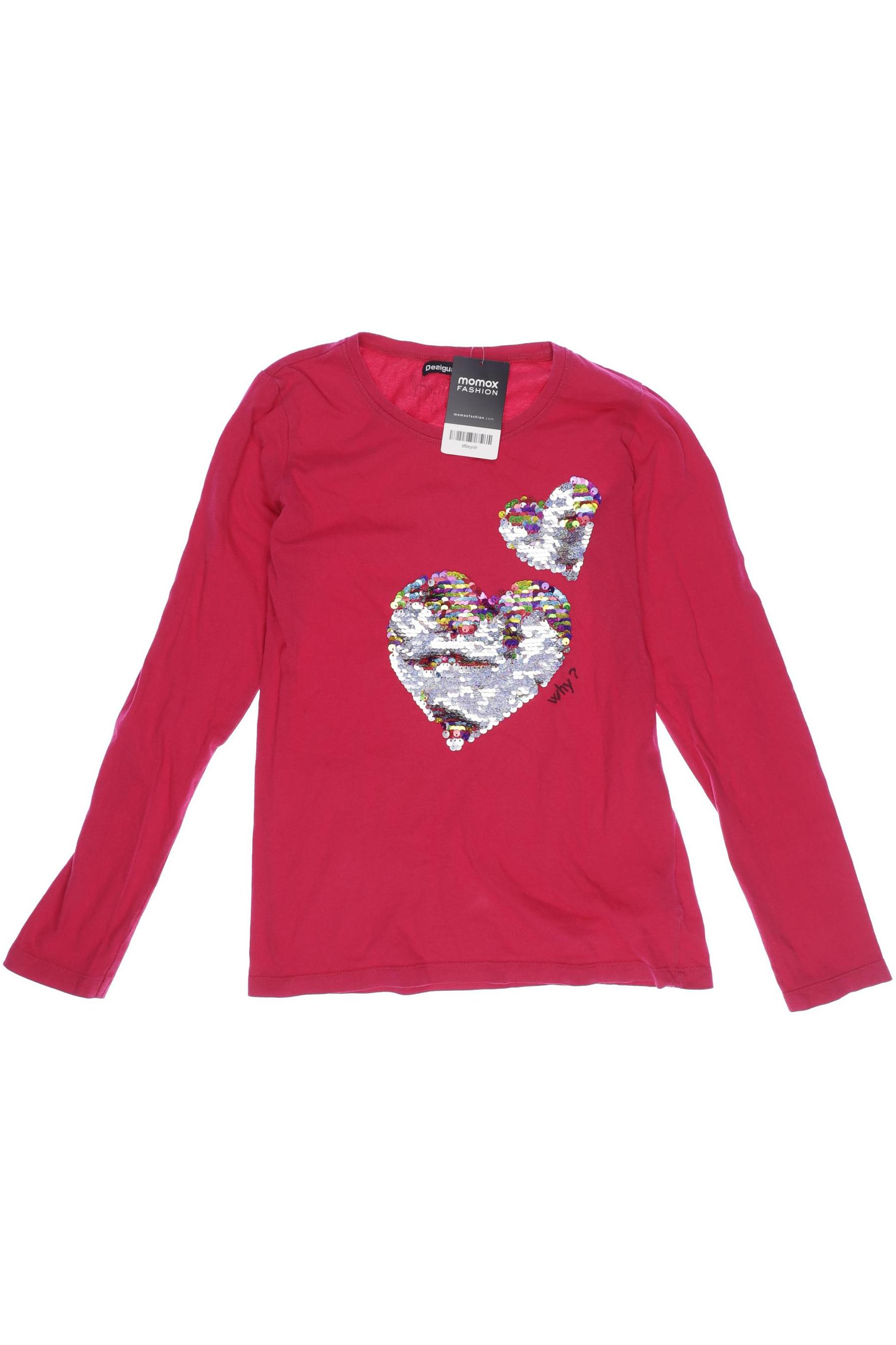 

Desigual Damen Langarmshirt, pink, Gr. 164