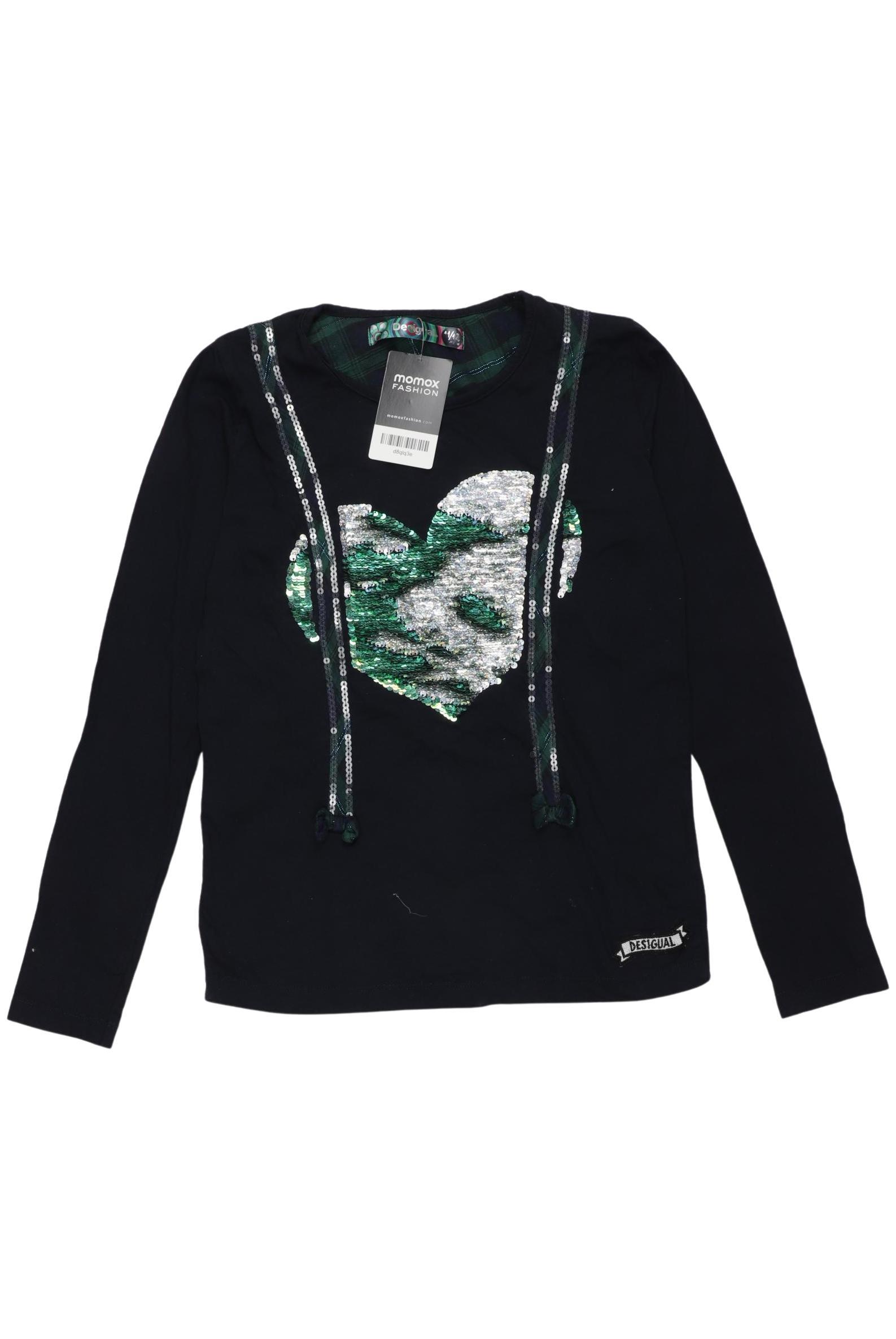 

Desigual Damen Langarmshirt, marineblau, Gr. 152