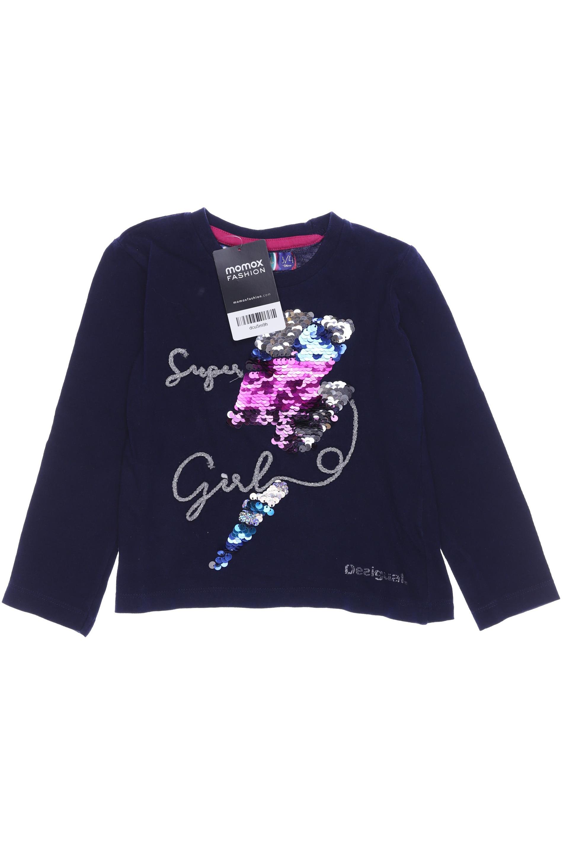 

Desigual Mädchen Langarmshirt, marineblau