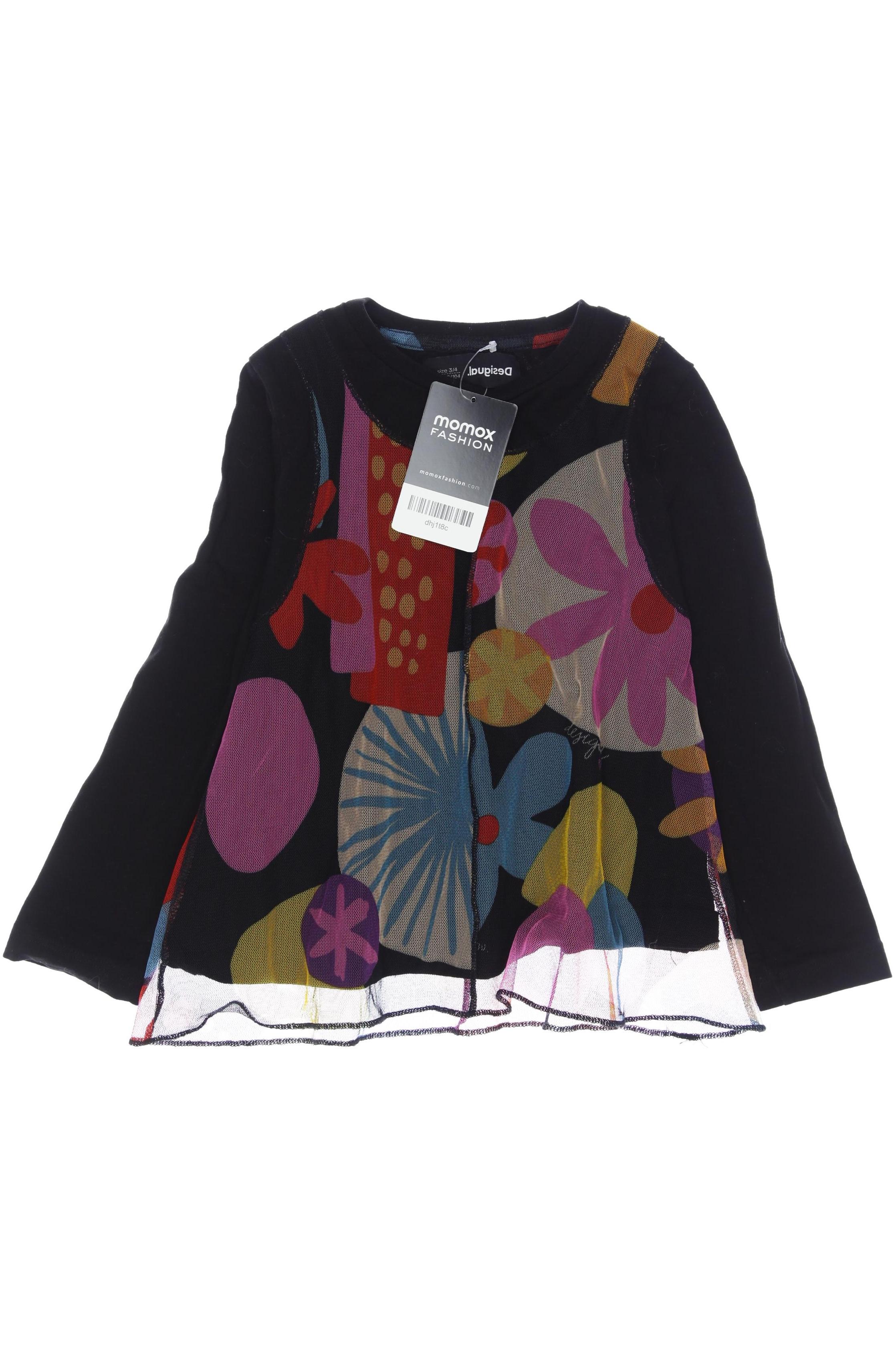 

Desigual Damen Langarmshirt, schwarz, Gr. 98/104