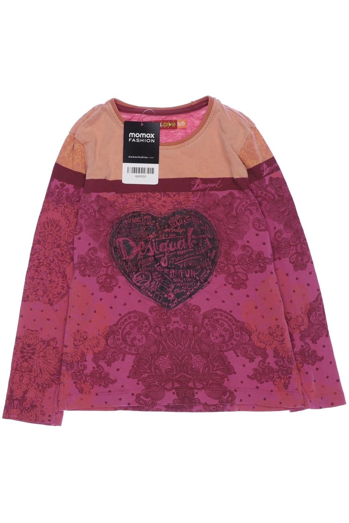 

Desigual Damen Langarmshirt, pink, Gr. 116