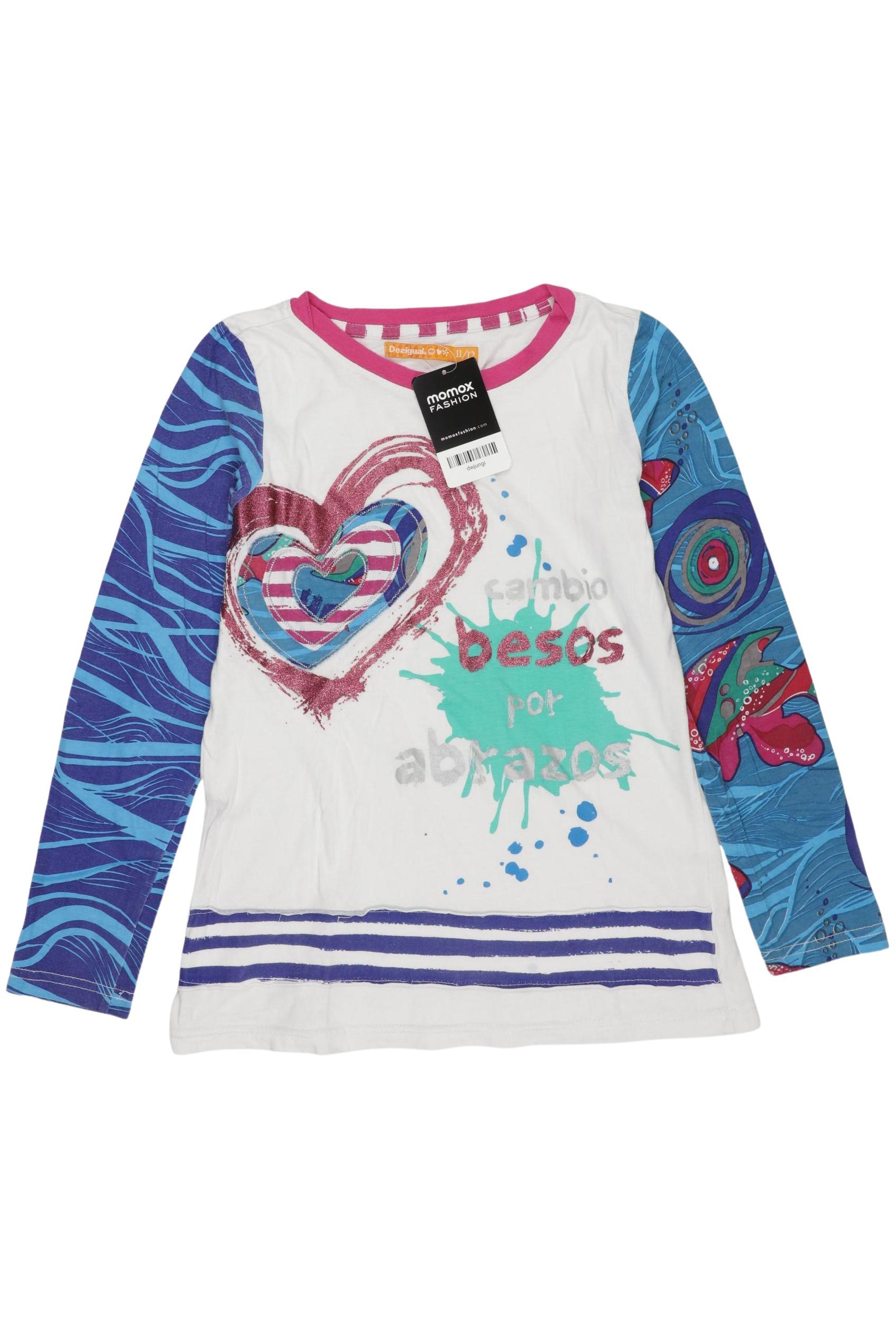 

Desigual Damen Langarmshirt, weiß, Gr. 152