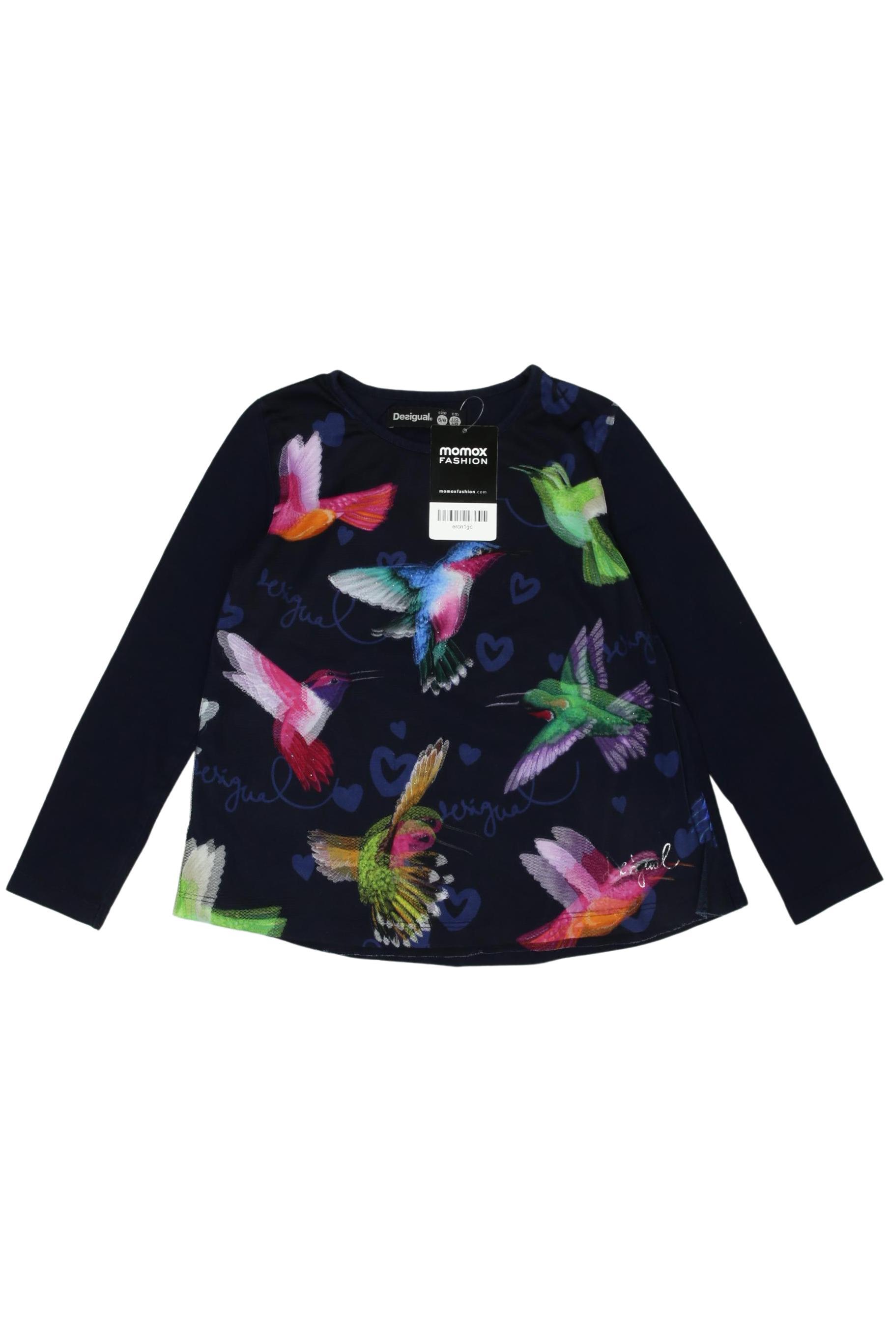 

Desigual Damen Langarmshirt, marineblau, Gr. 110/116
